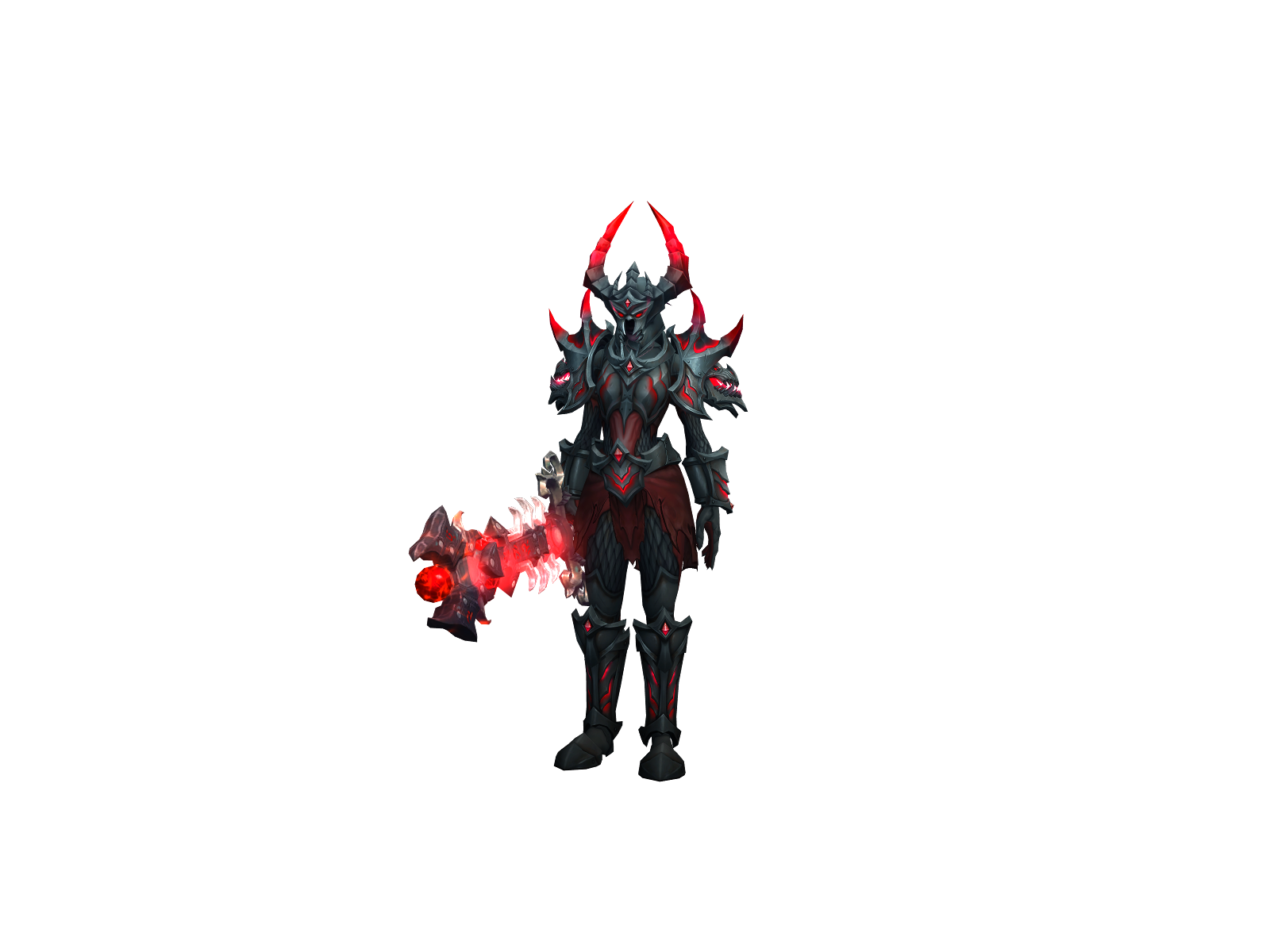 Nyxelle 3D character render