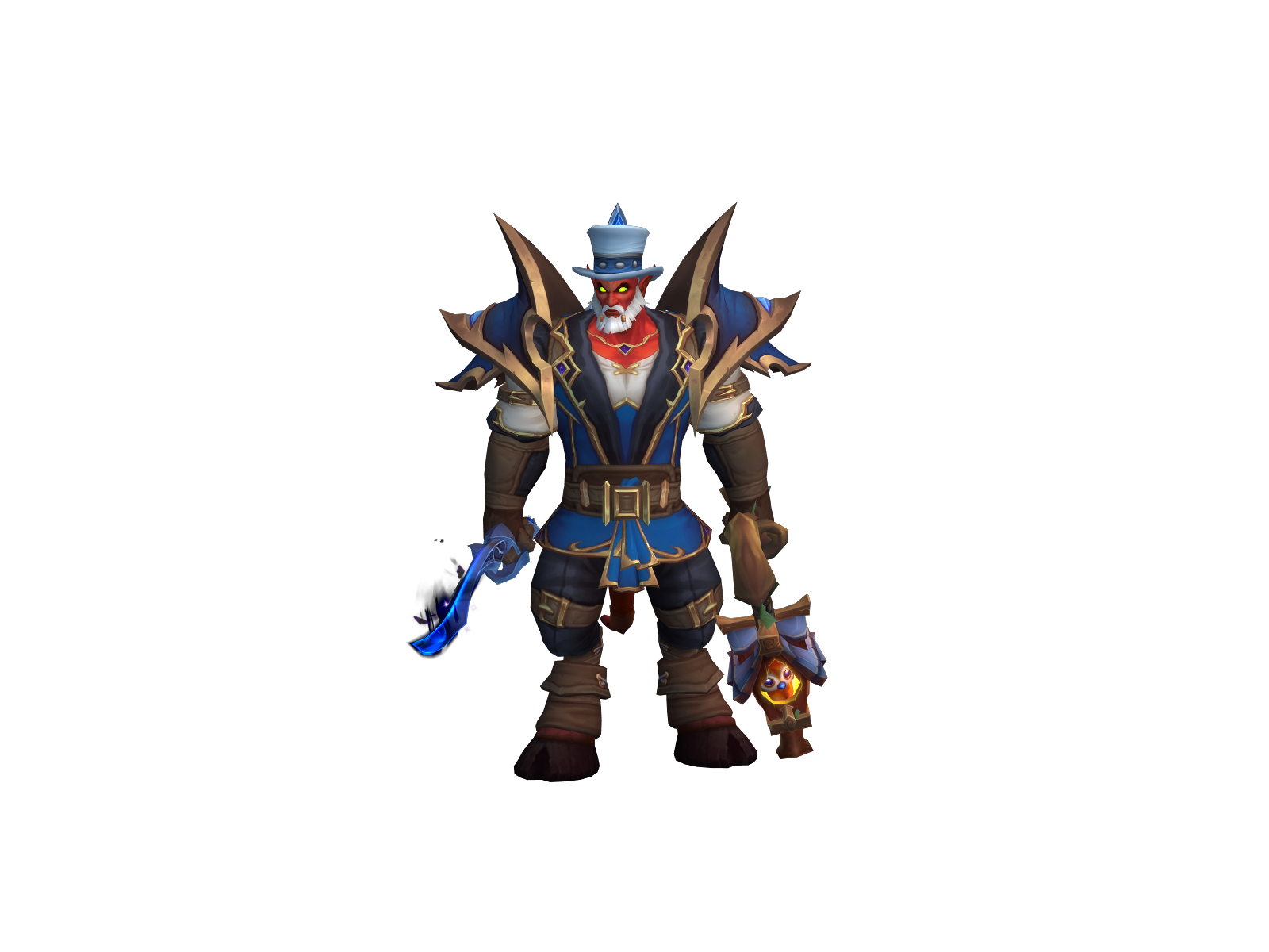 Mugivara 3D character render