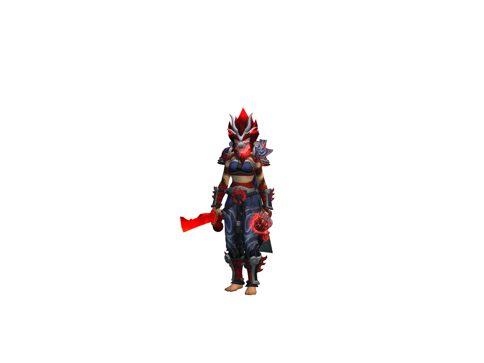 Ekser 3D character render