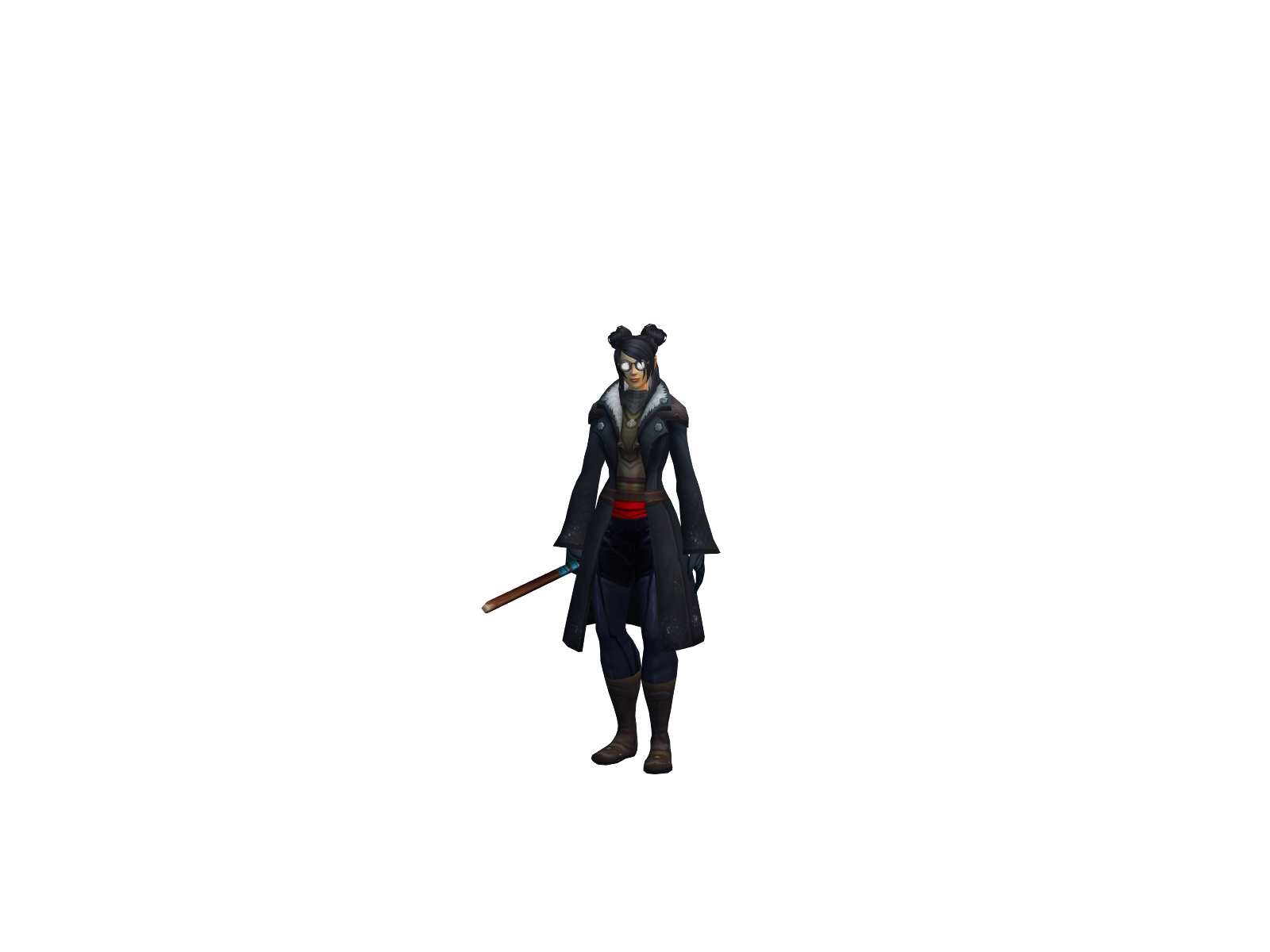 Vino 3D character render
