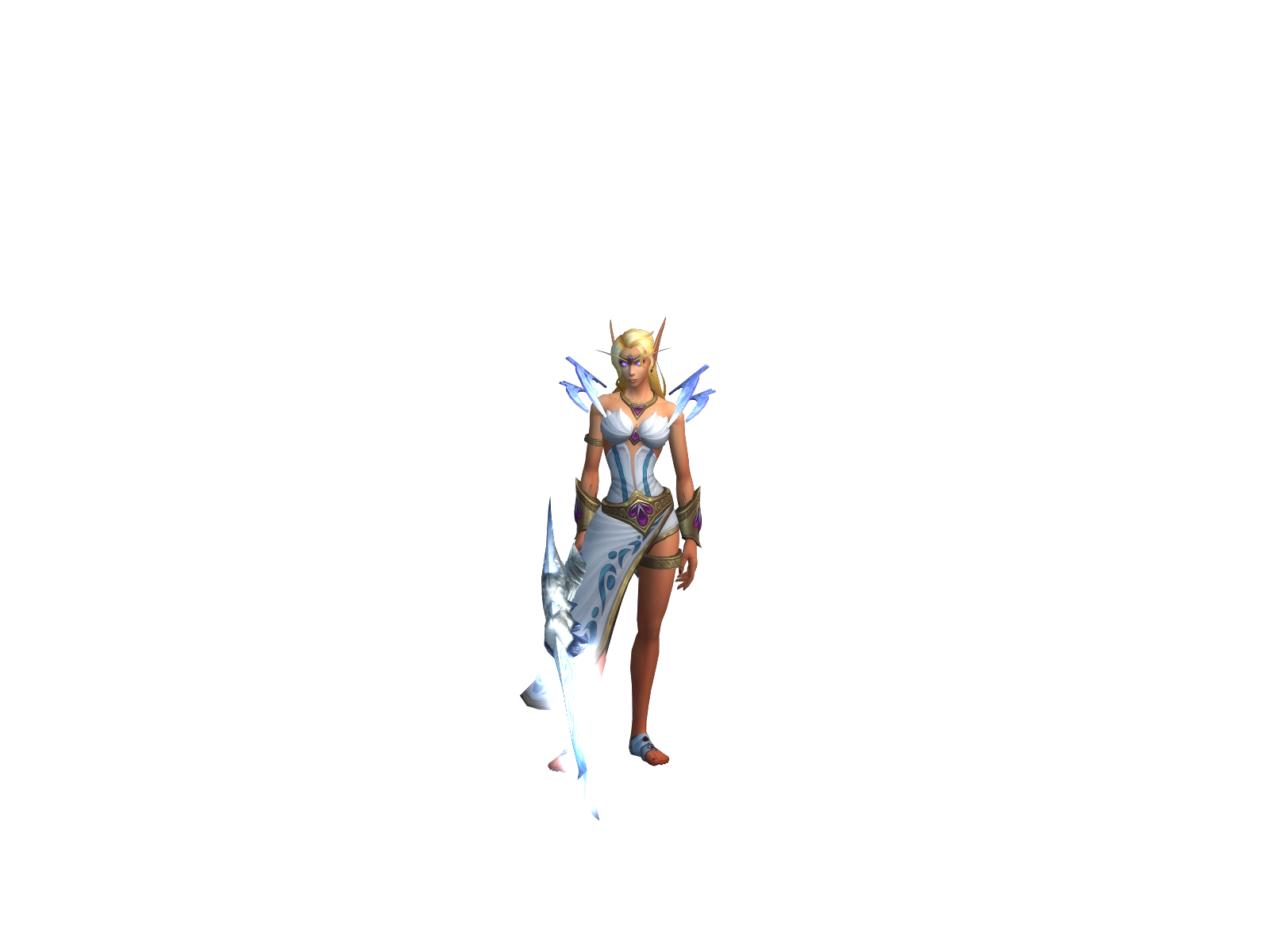 Nevarest 3D character render