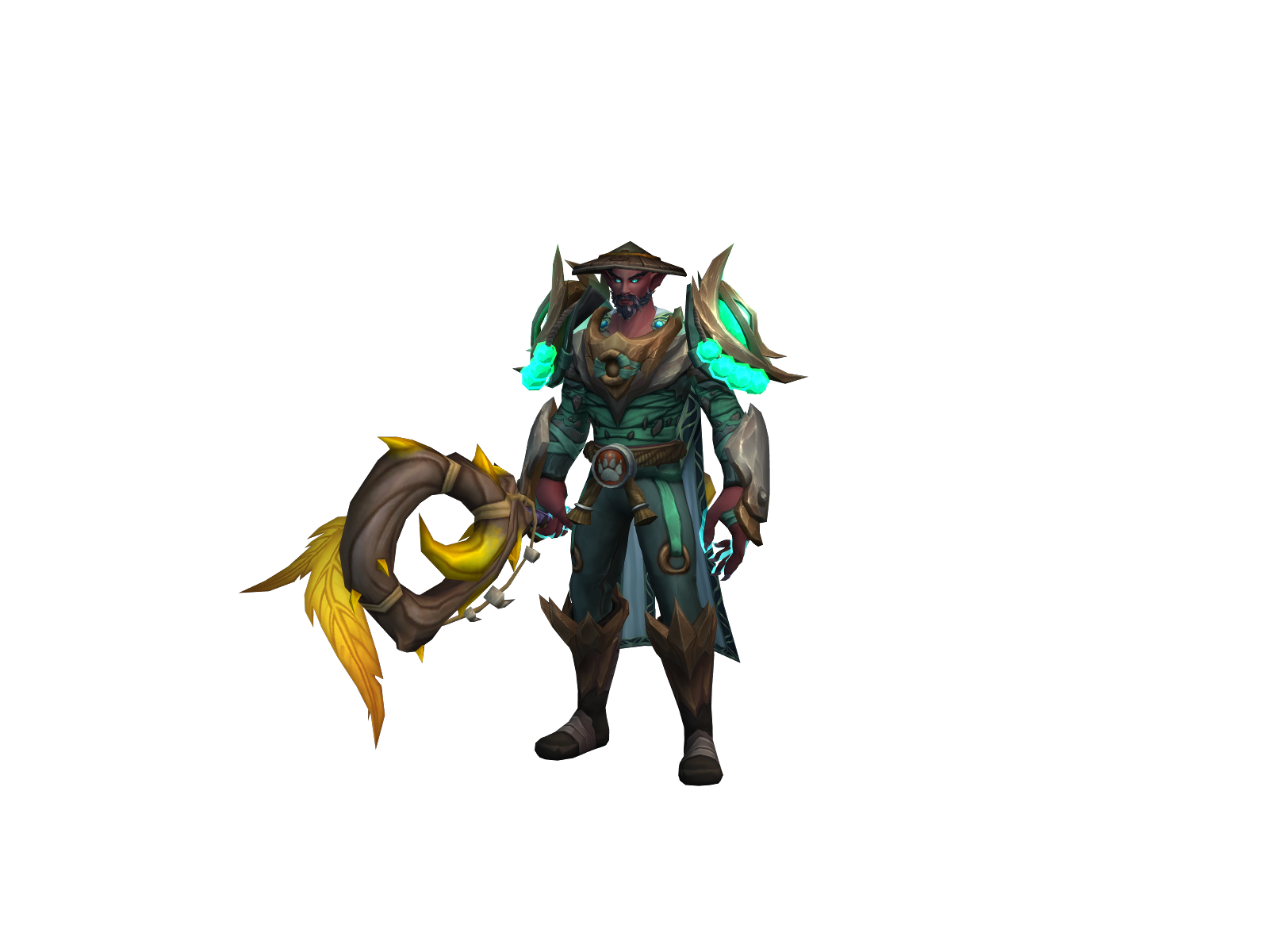 Moinastère 3D character render