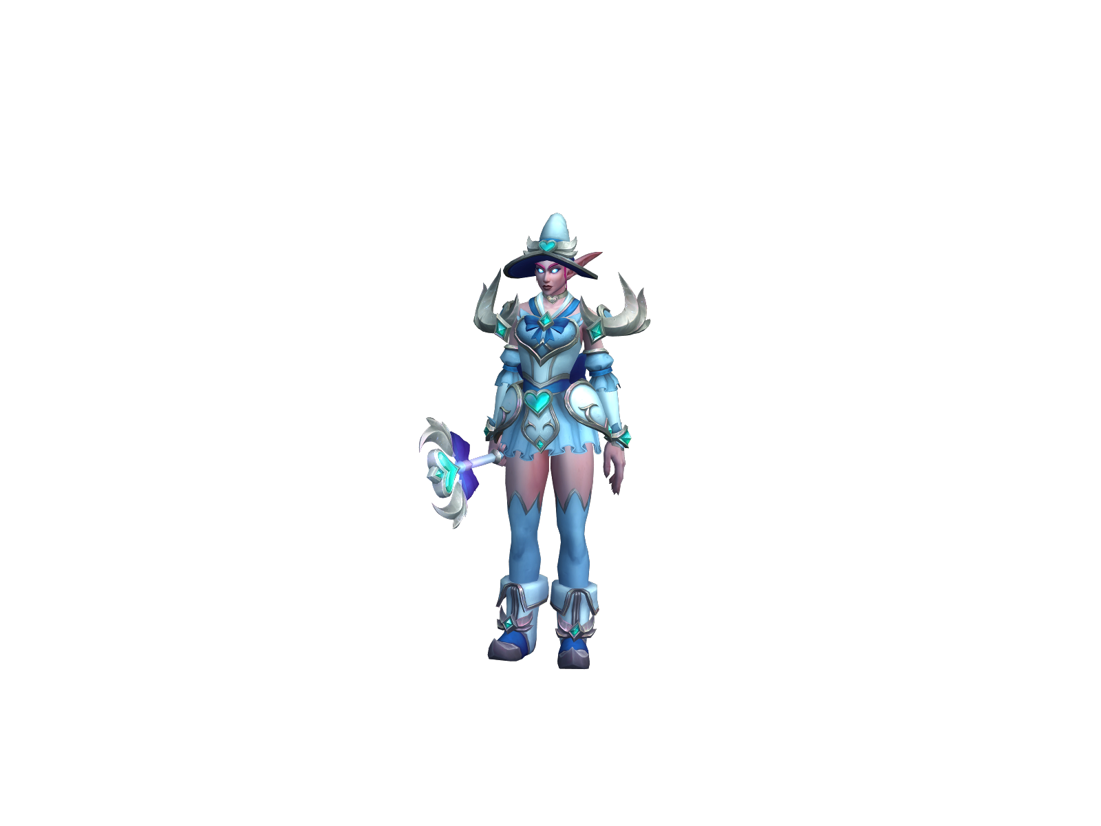 Mukha 3D character render