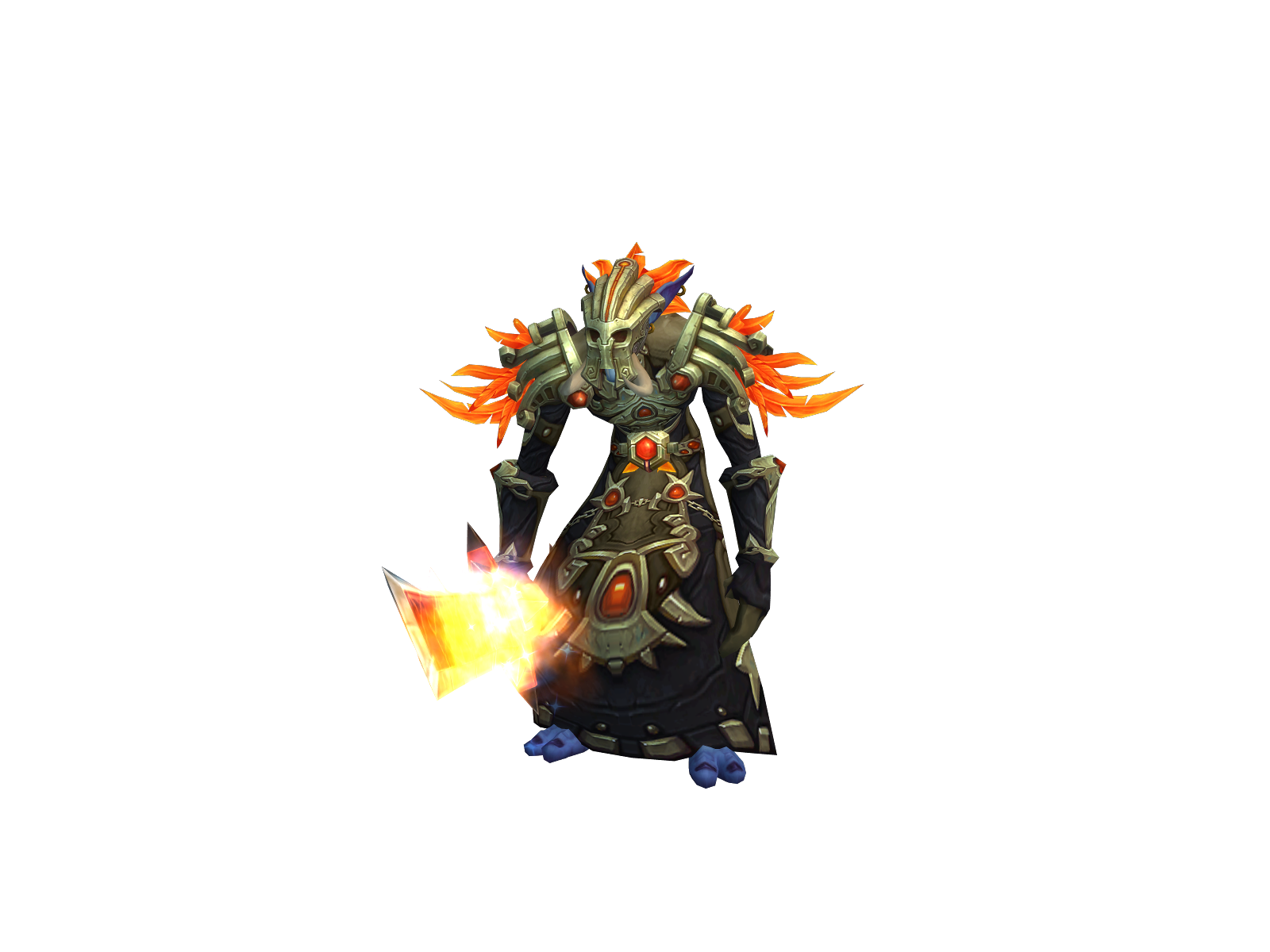 Backstack 3D character render