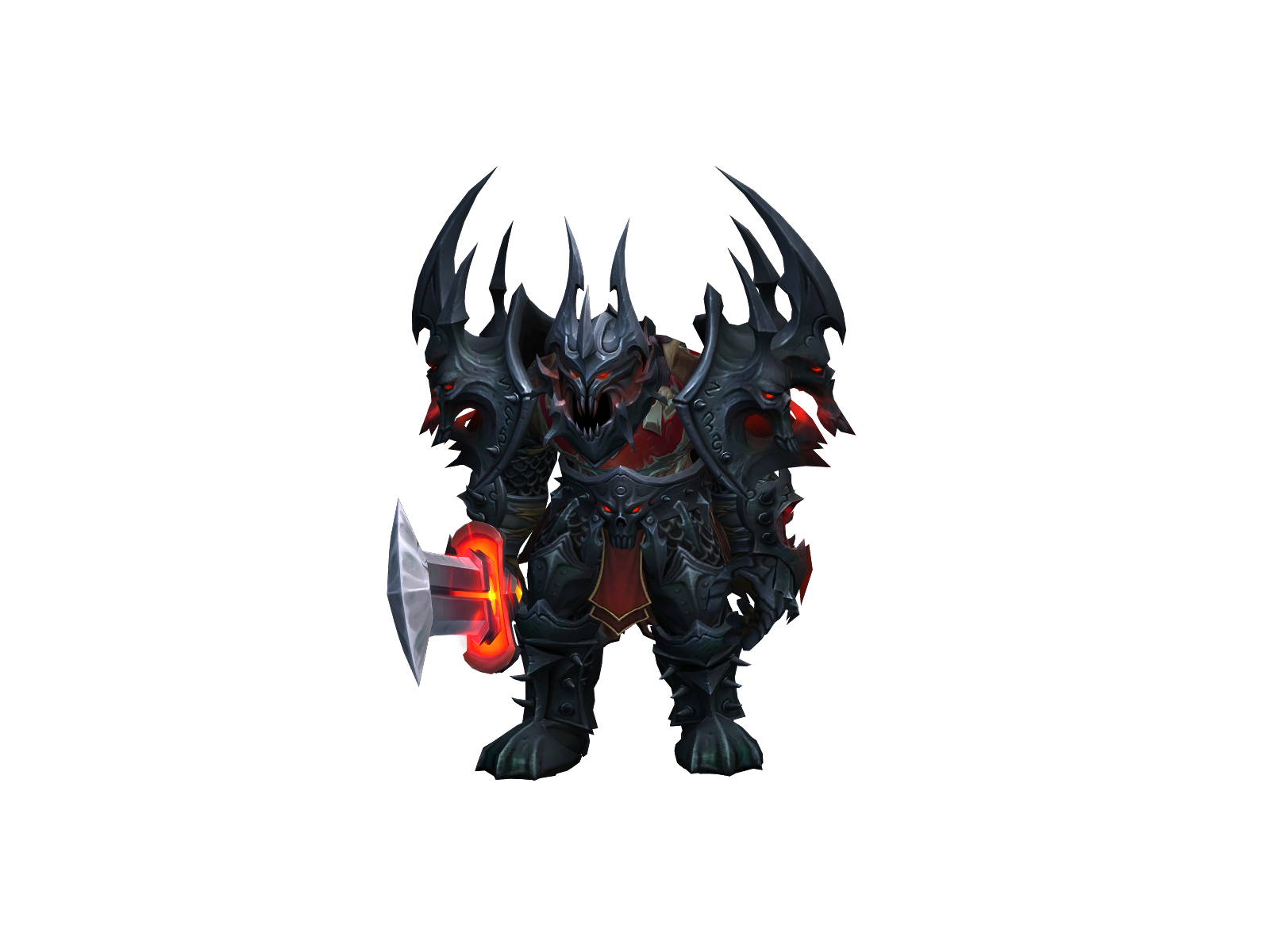 Loupgivré 3D character render