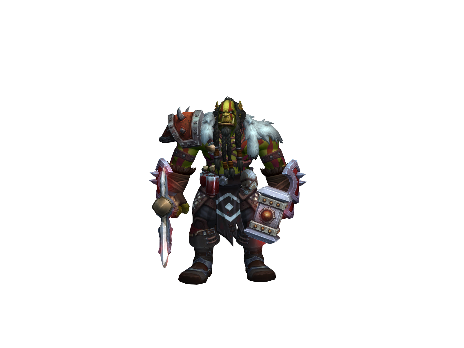 Wärgh 3D character render