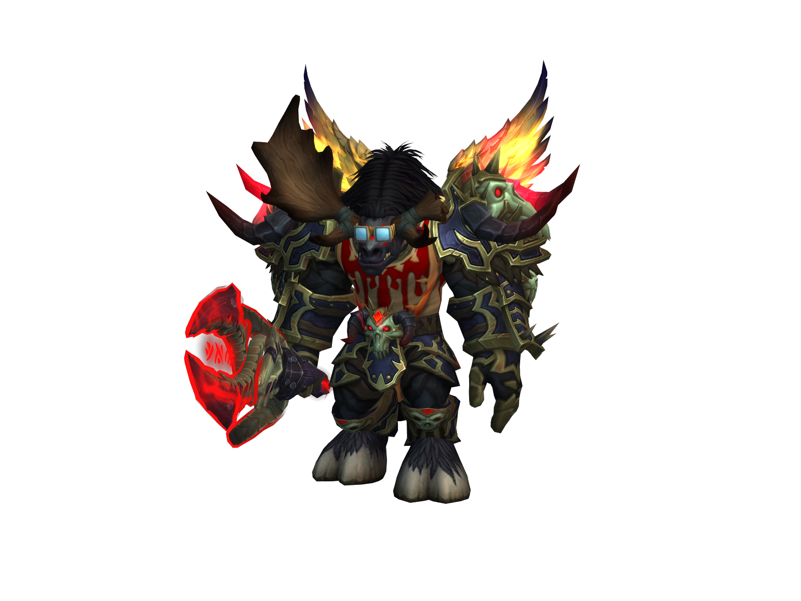 Mösenfurz 3D character render
