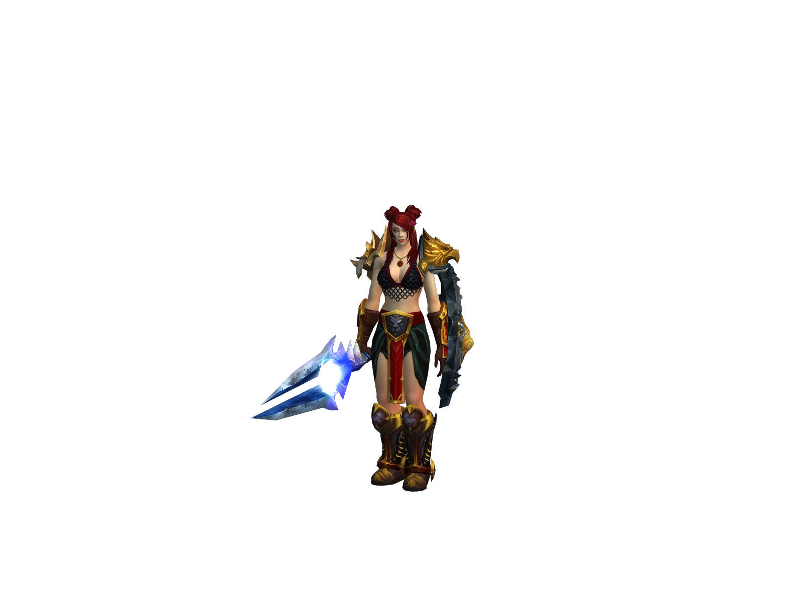 Aixta 3D character render