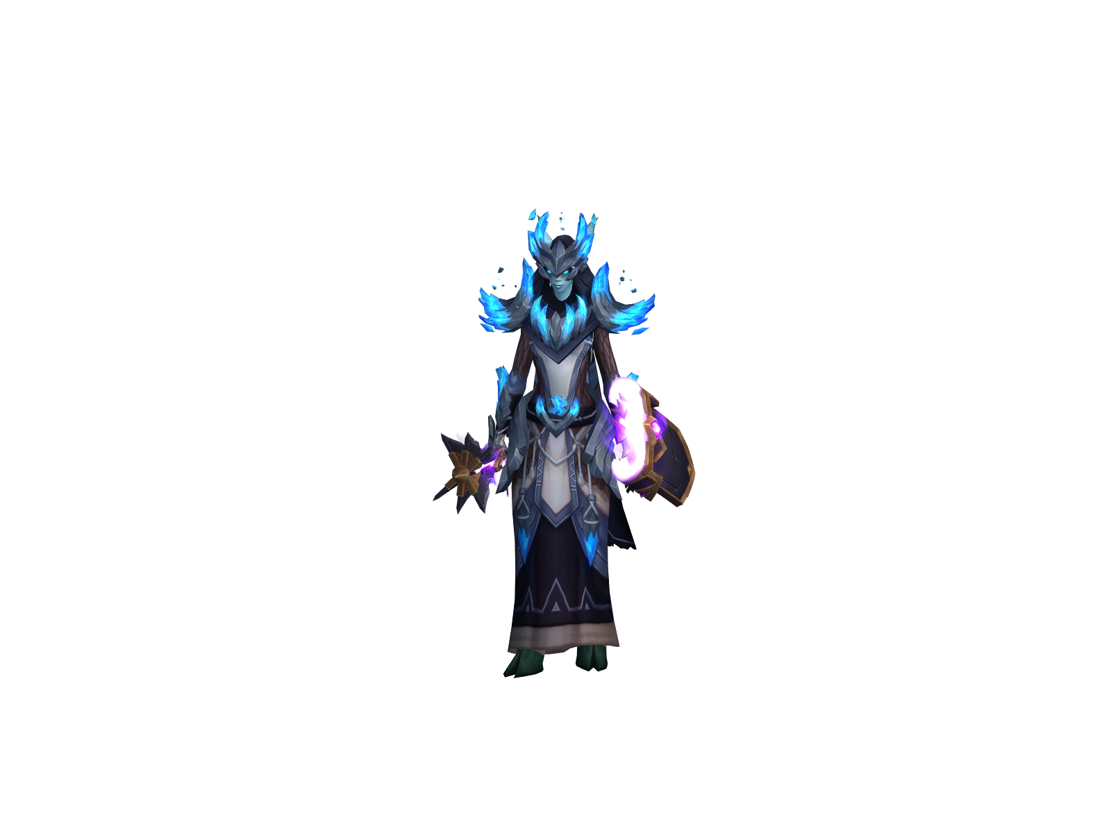 Neihla 3D character render