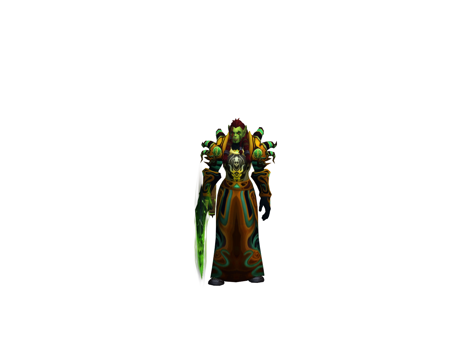 Shibai 3D character render