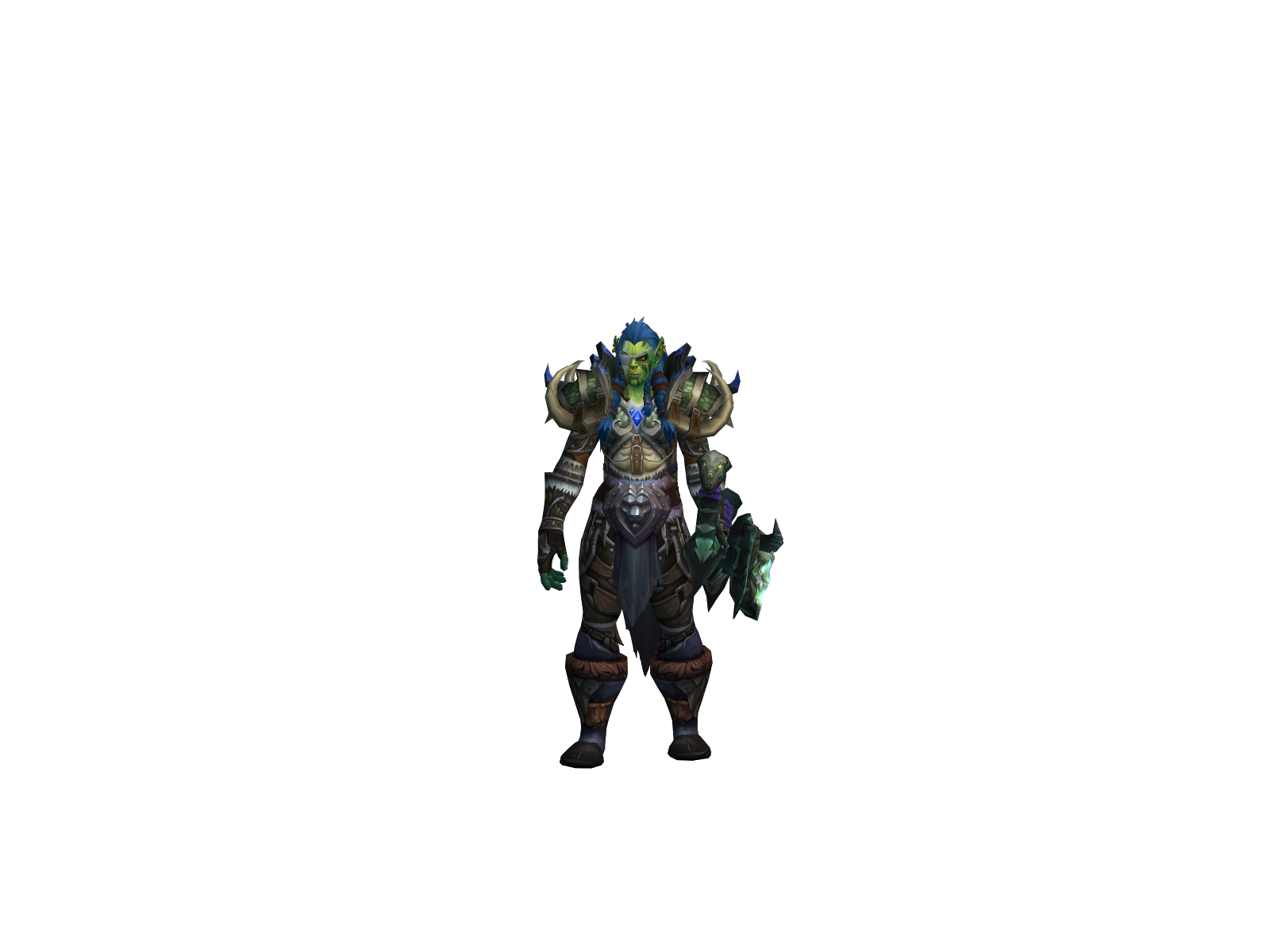 Raîngrull 3D character render