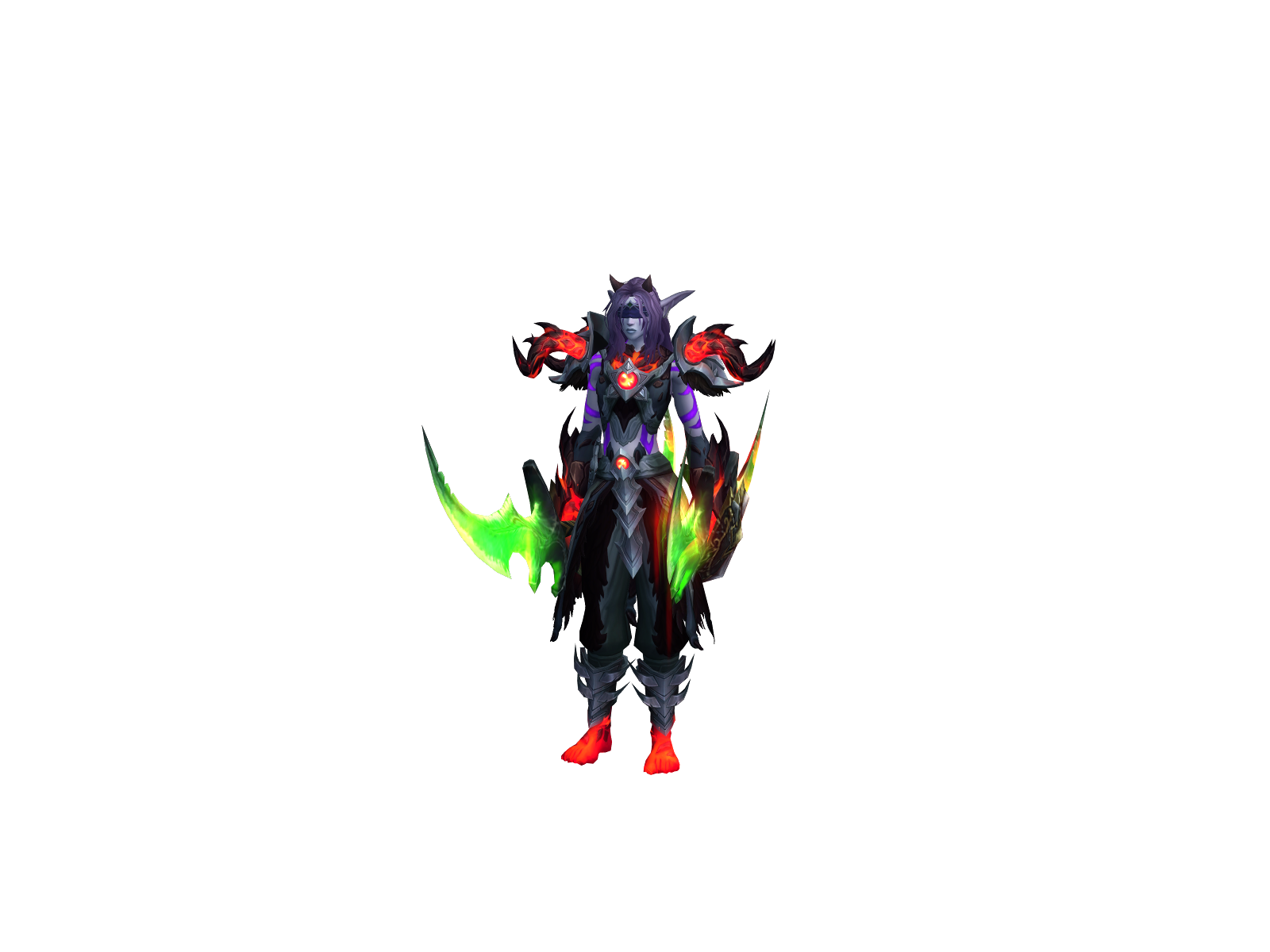 Haelthas 3D character render