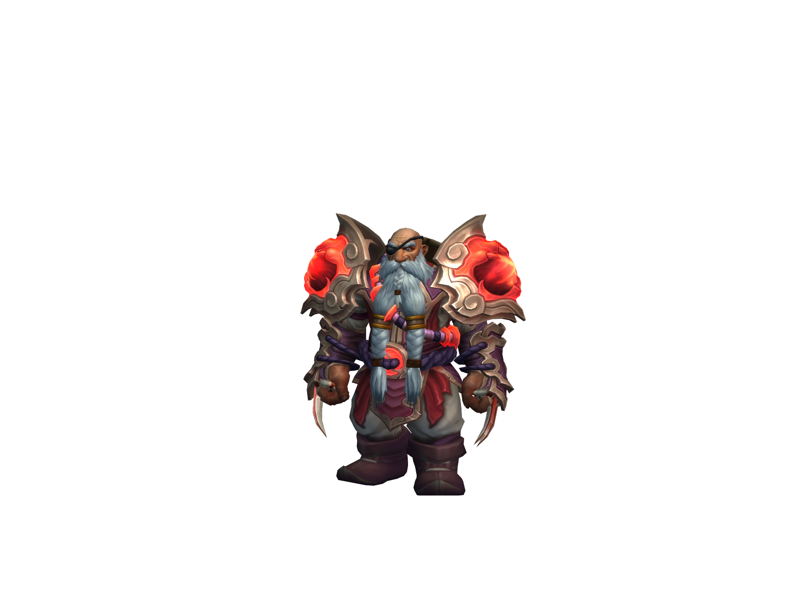 Dern 3D character render
