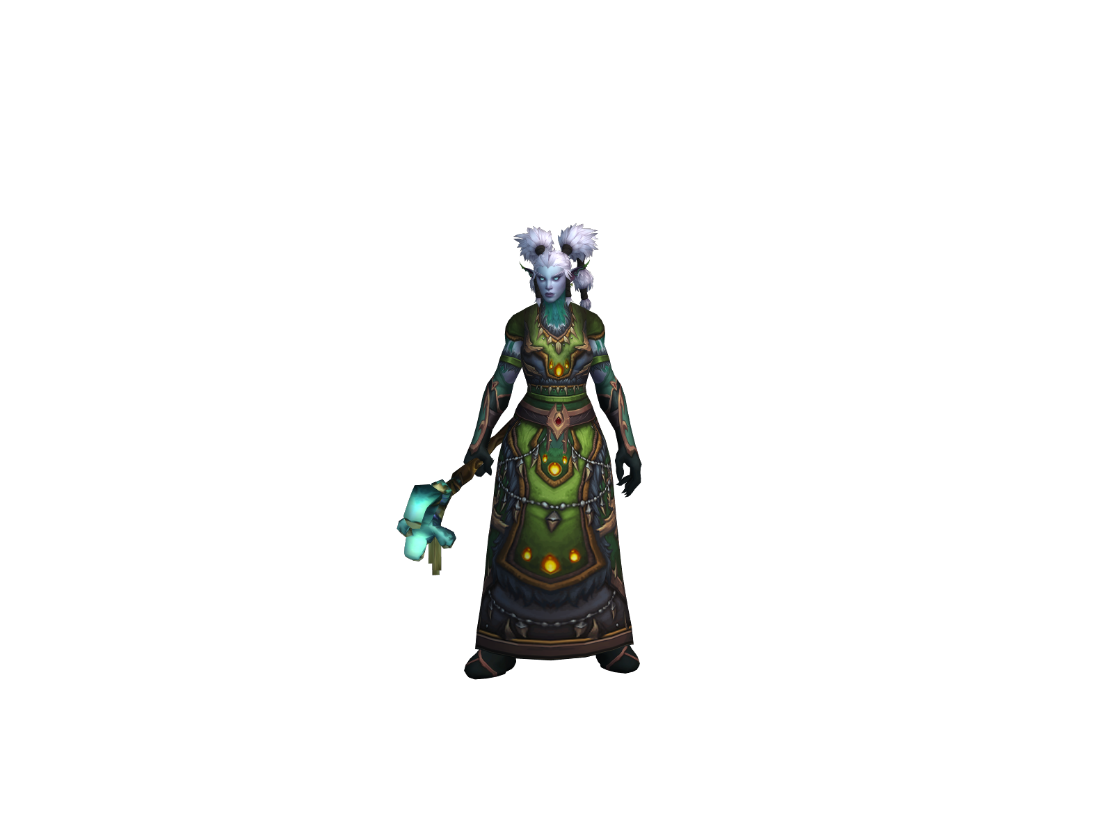 Rhumforest 3D character render