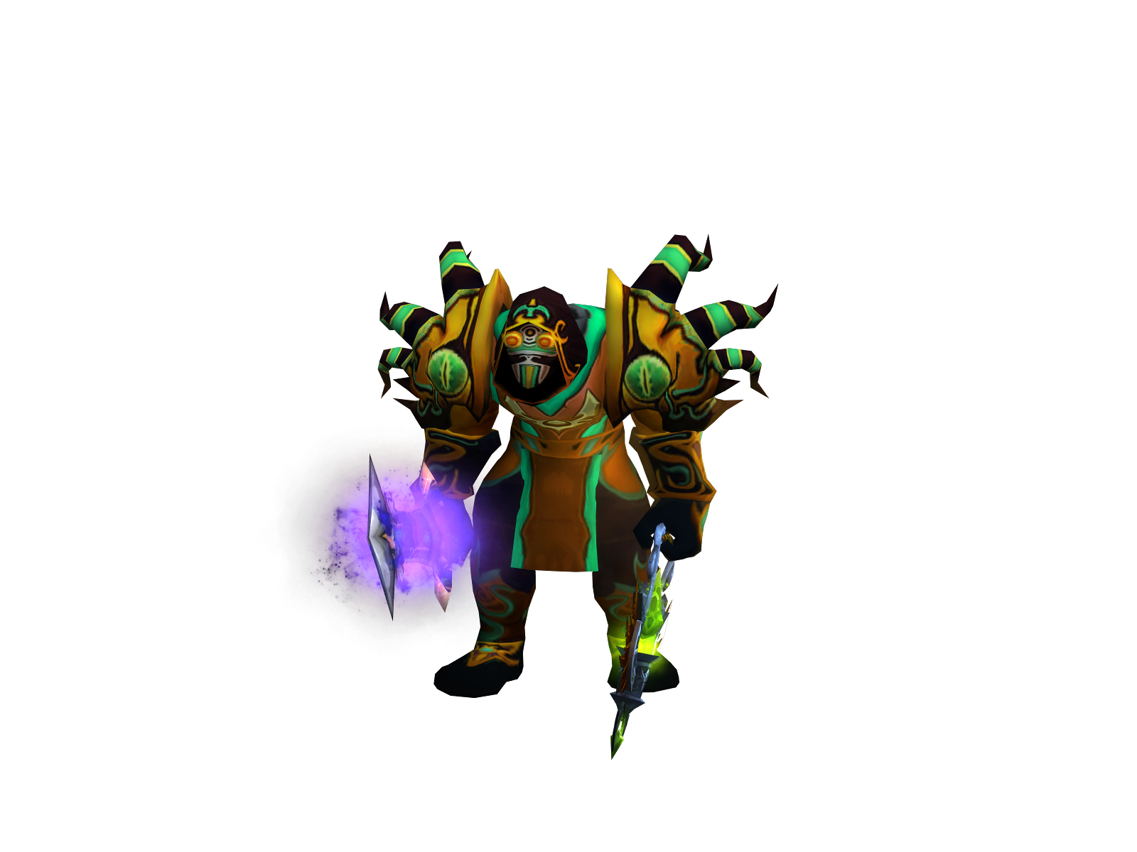 Clkzbench 3D character render