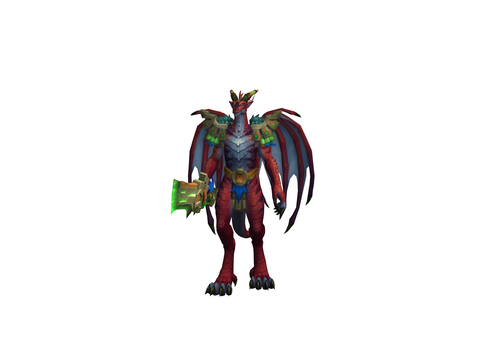 Darkflame 3D character render