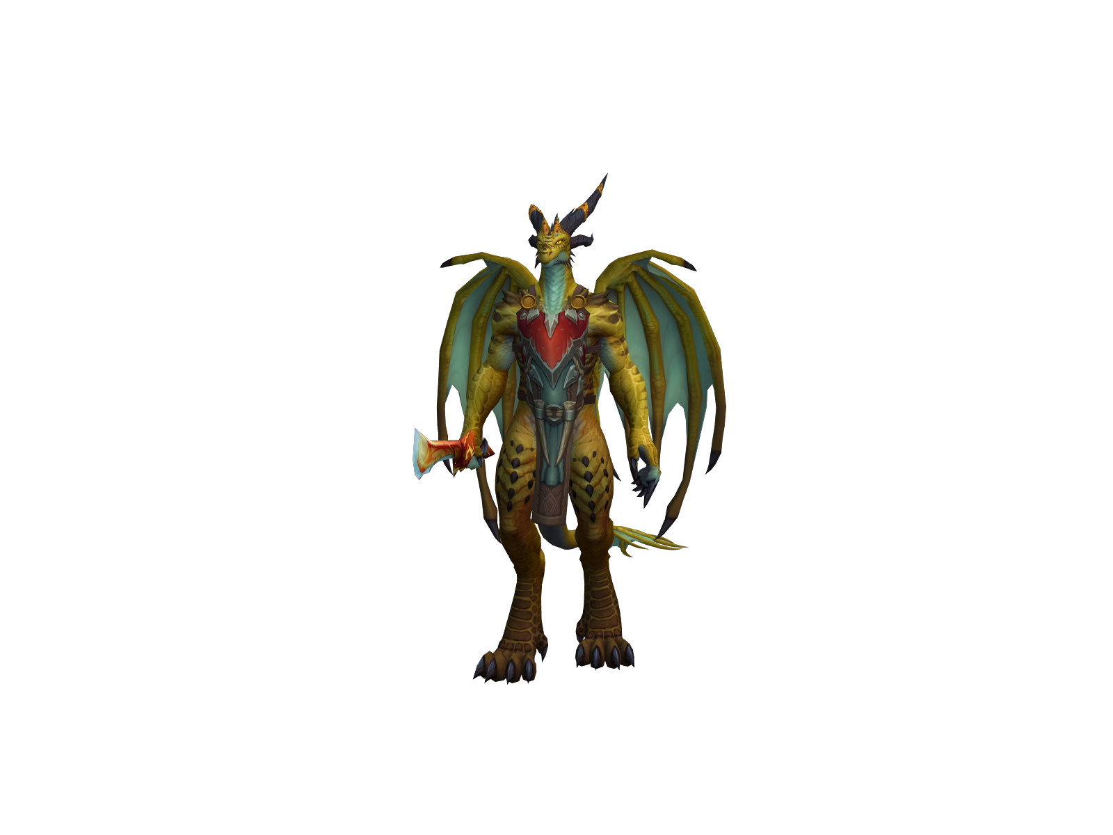Drountax 3D character render