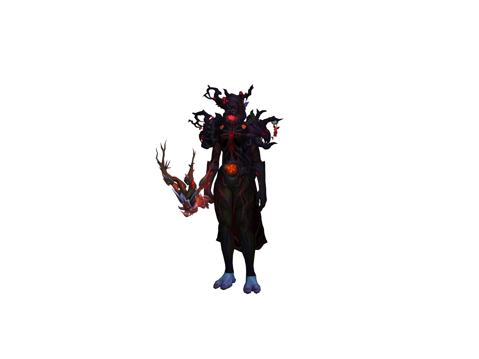 Whicked 3D character render