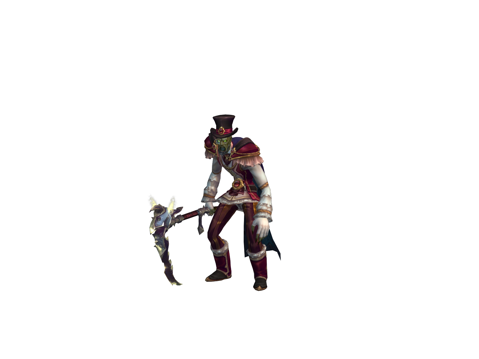 Sahou 3D character render