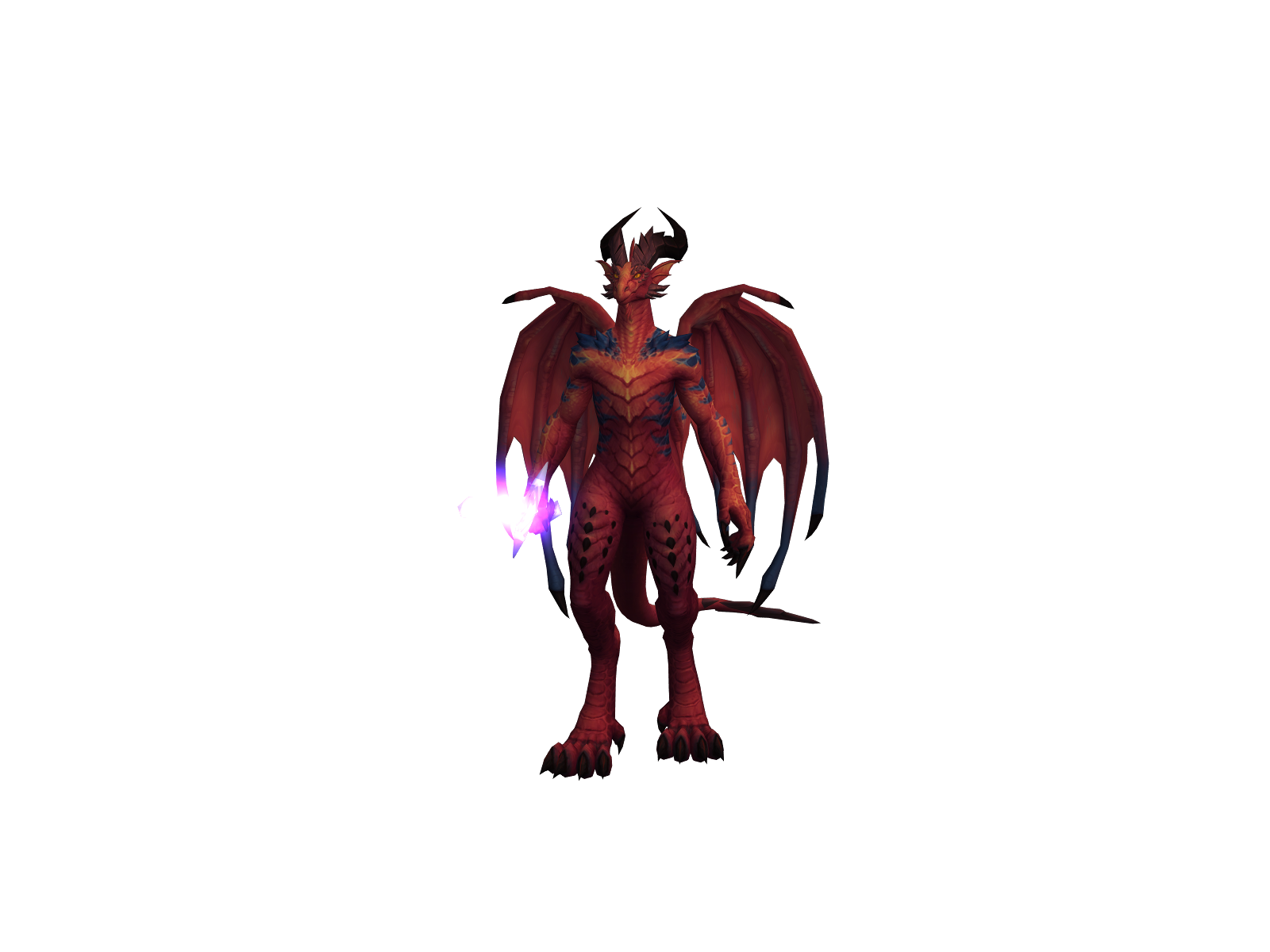 Drakofu 3D character render