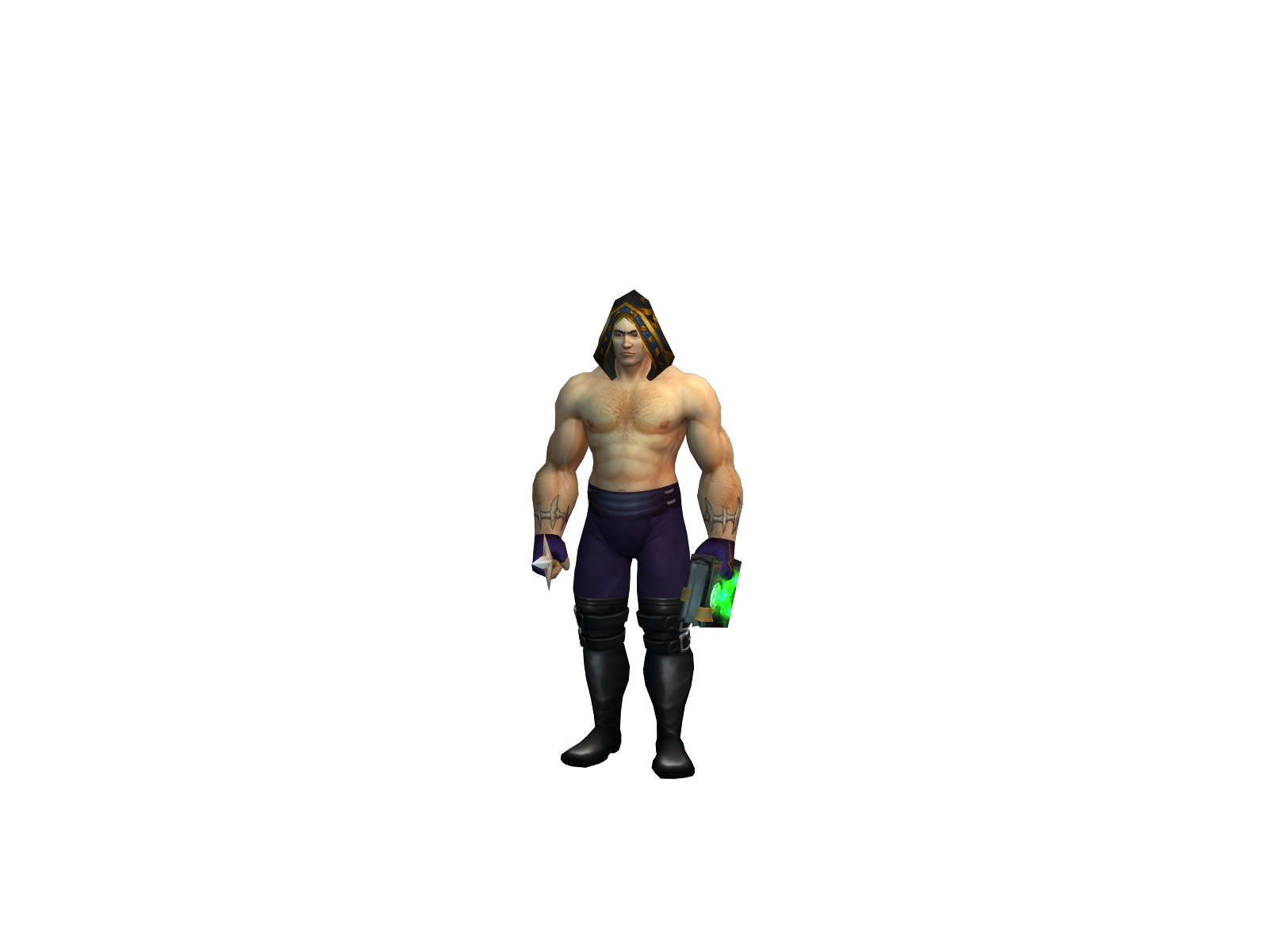 Chrønomancer 3D character render