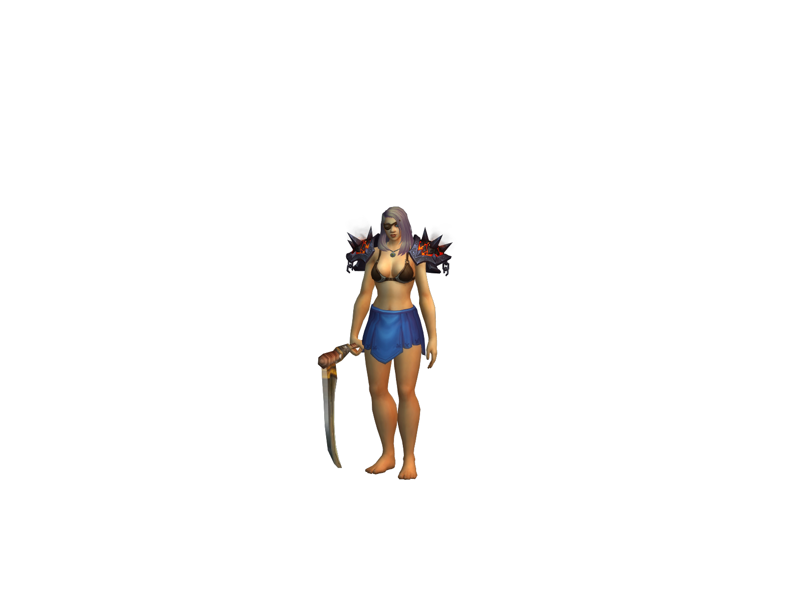 Maurtadelle 3D character render