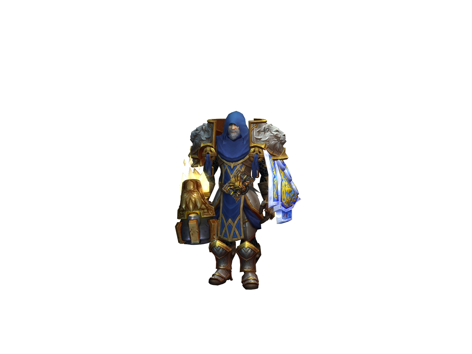 Chestday 3D character render