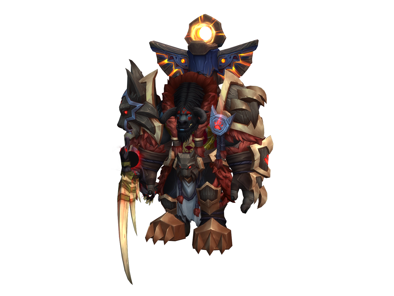 Mastatouko 3D character render