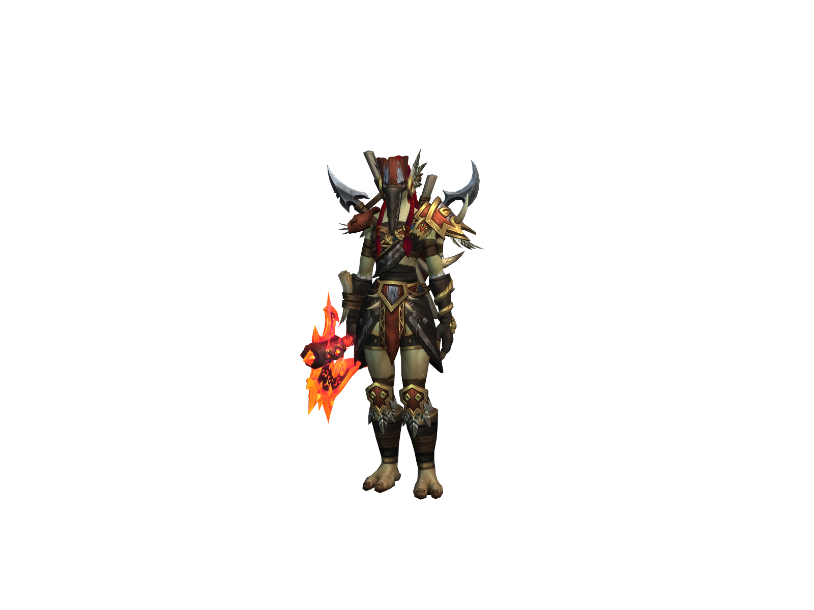 Treghuk 3D character render