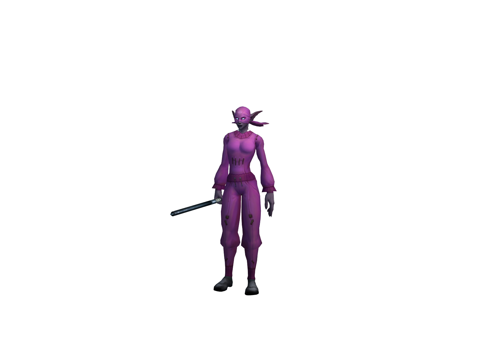 bonjoùr 3D character render