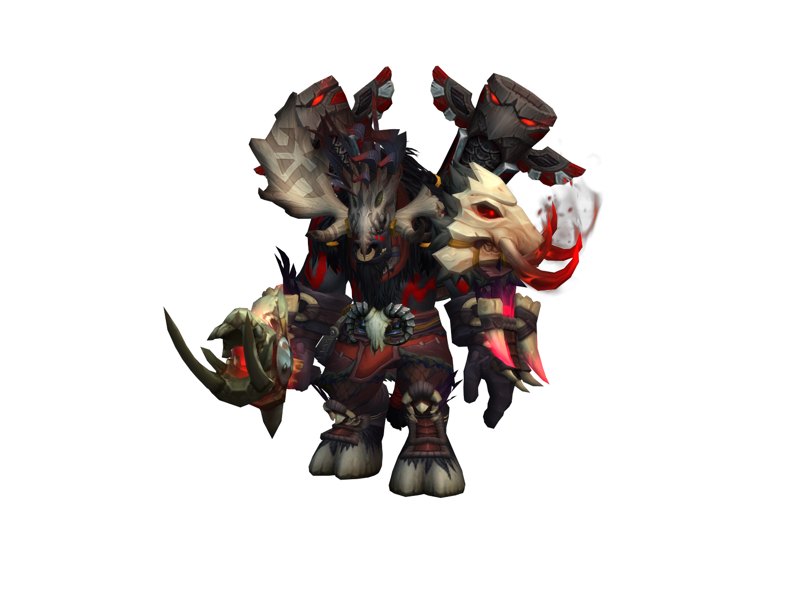 Maïkoh 3D character render