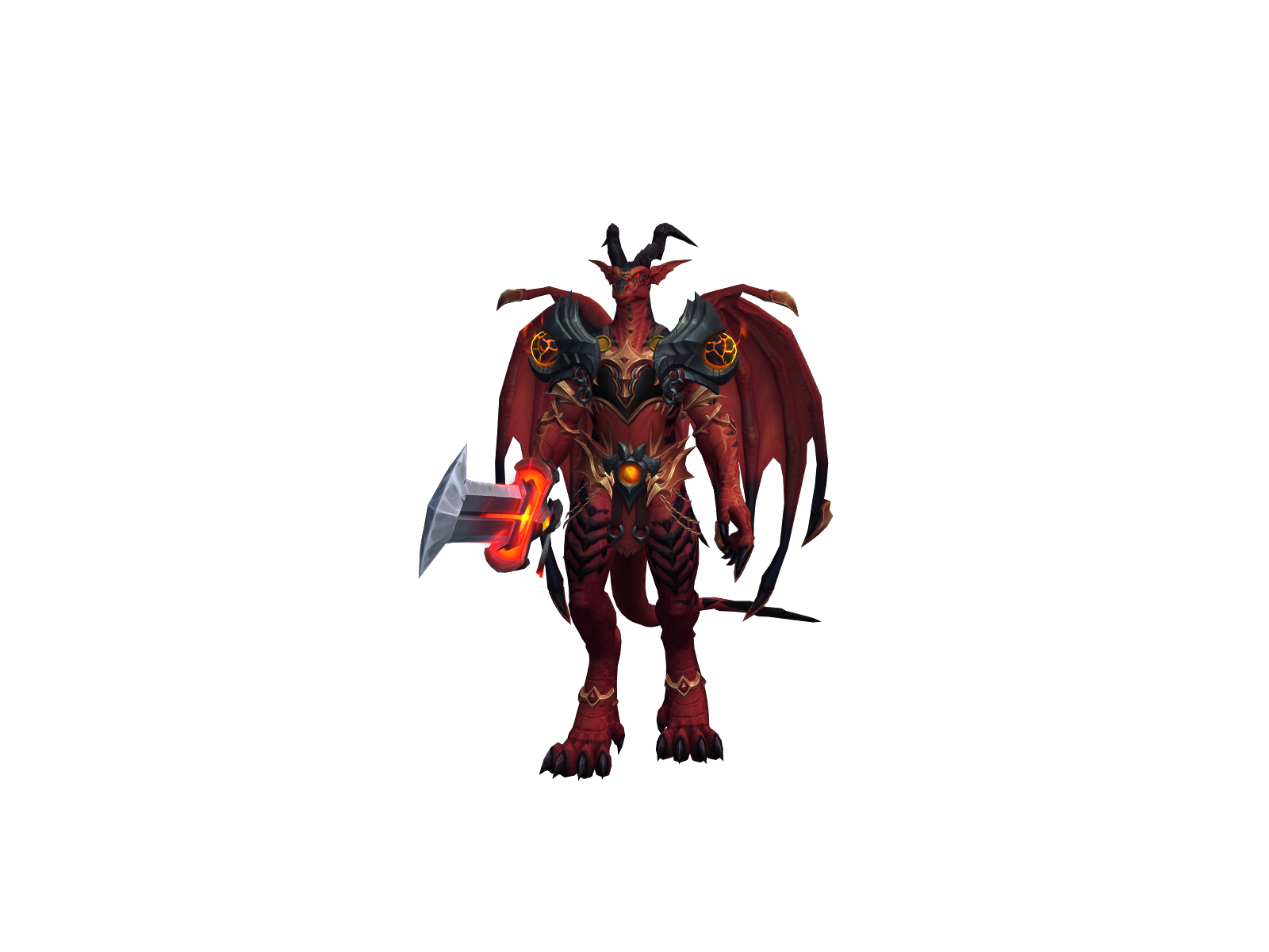 Drakärys 3D character render