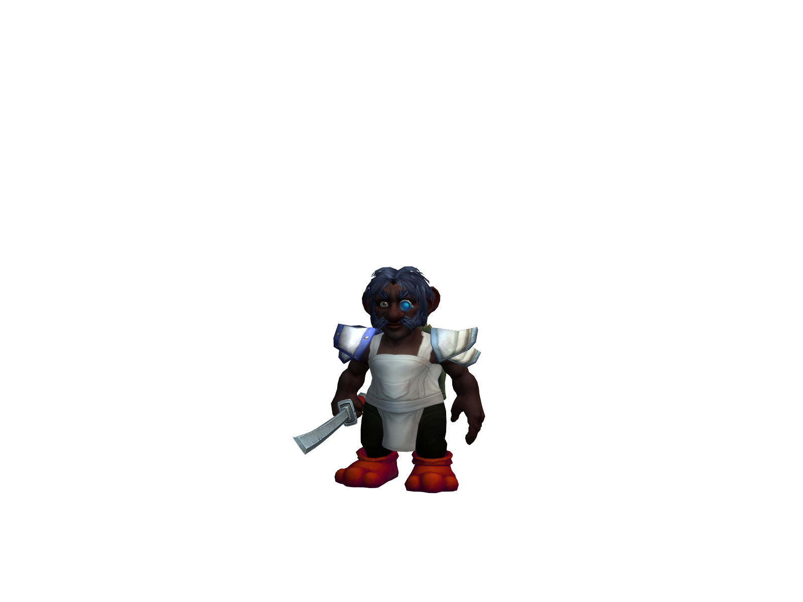 Damwar 3D character render