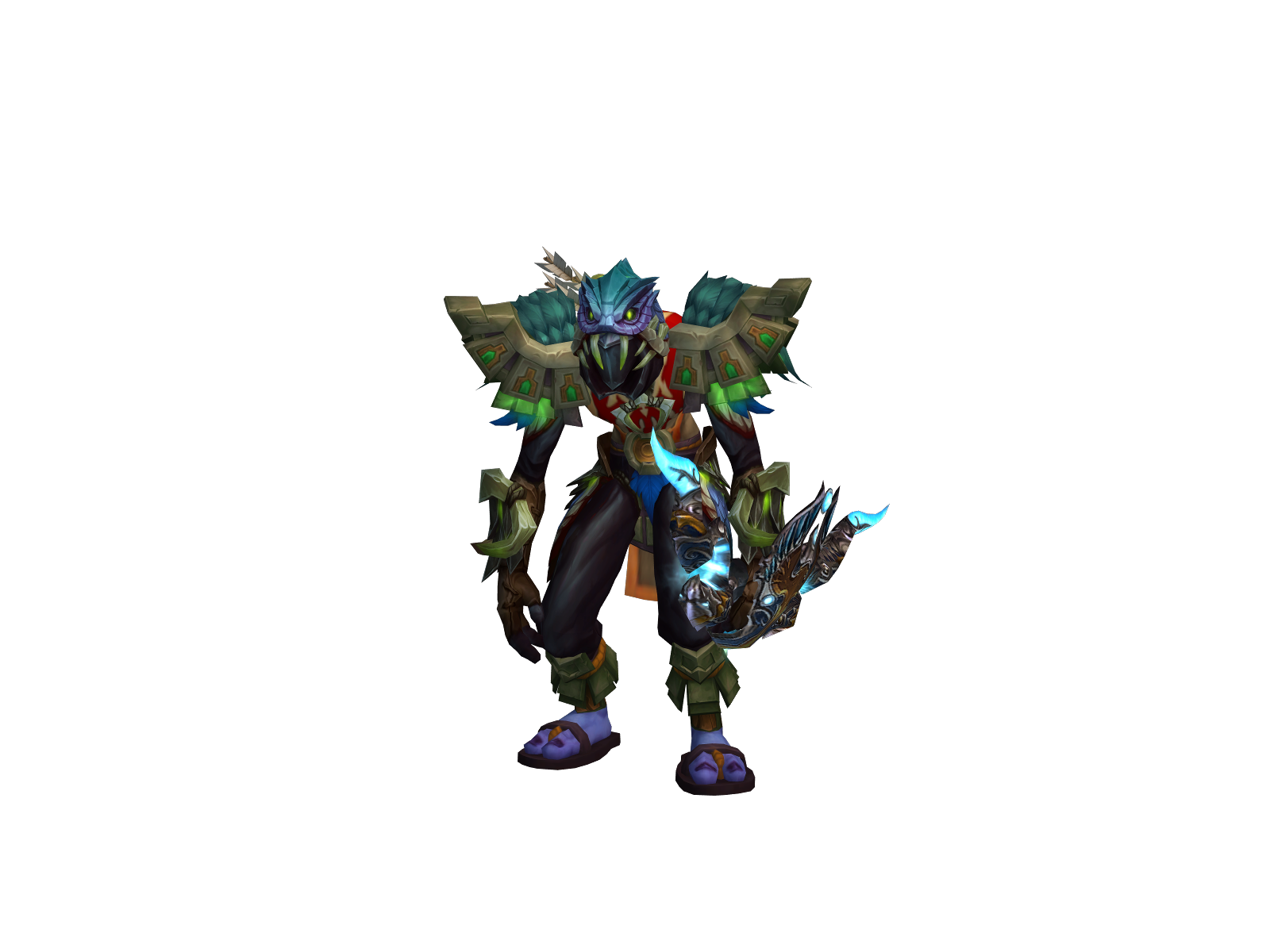 Zulorrak 3D character render