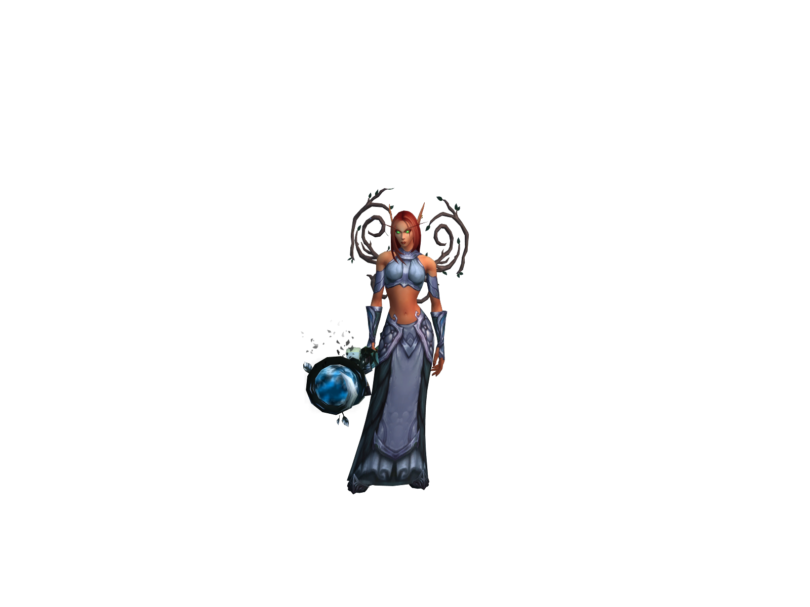 Glaçage 3D character render