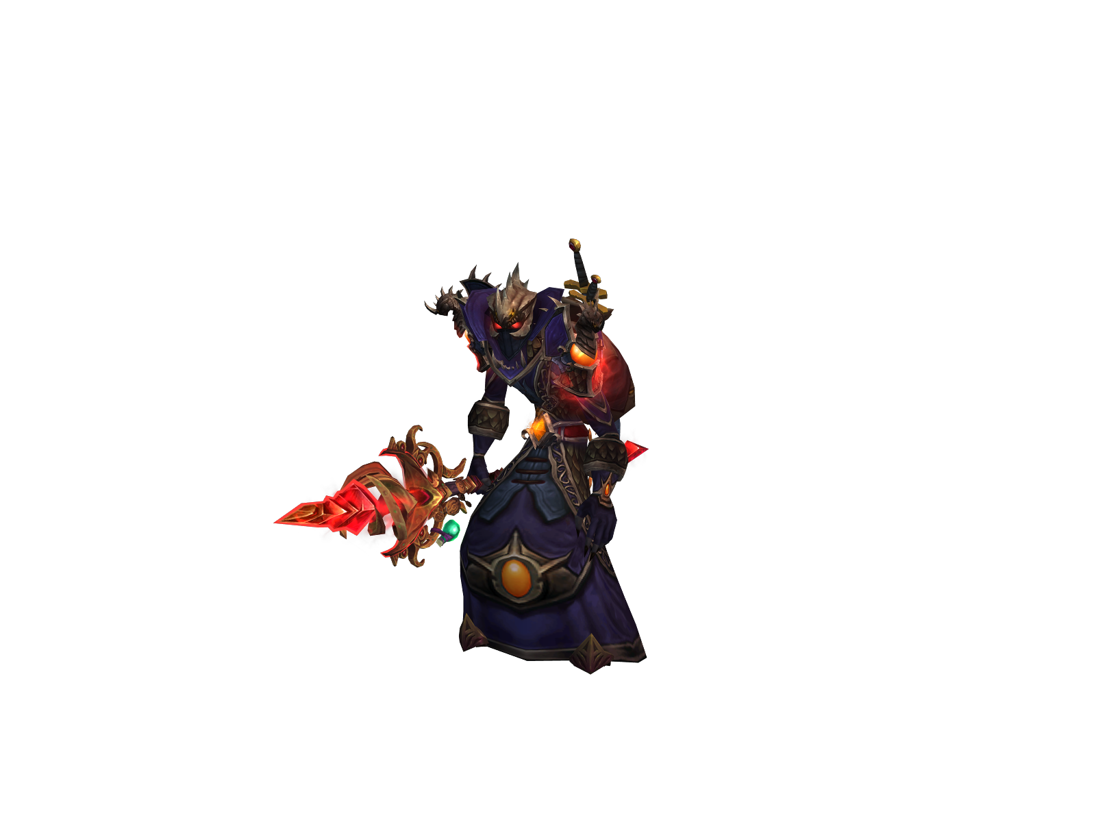 Ødß 3D character render