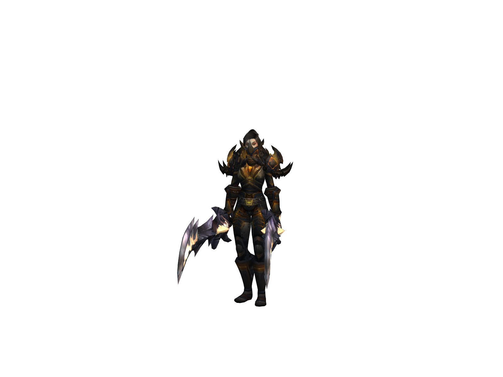 Blindax 3D character render