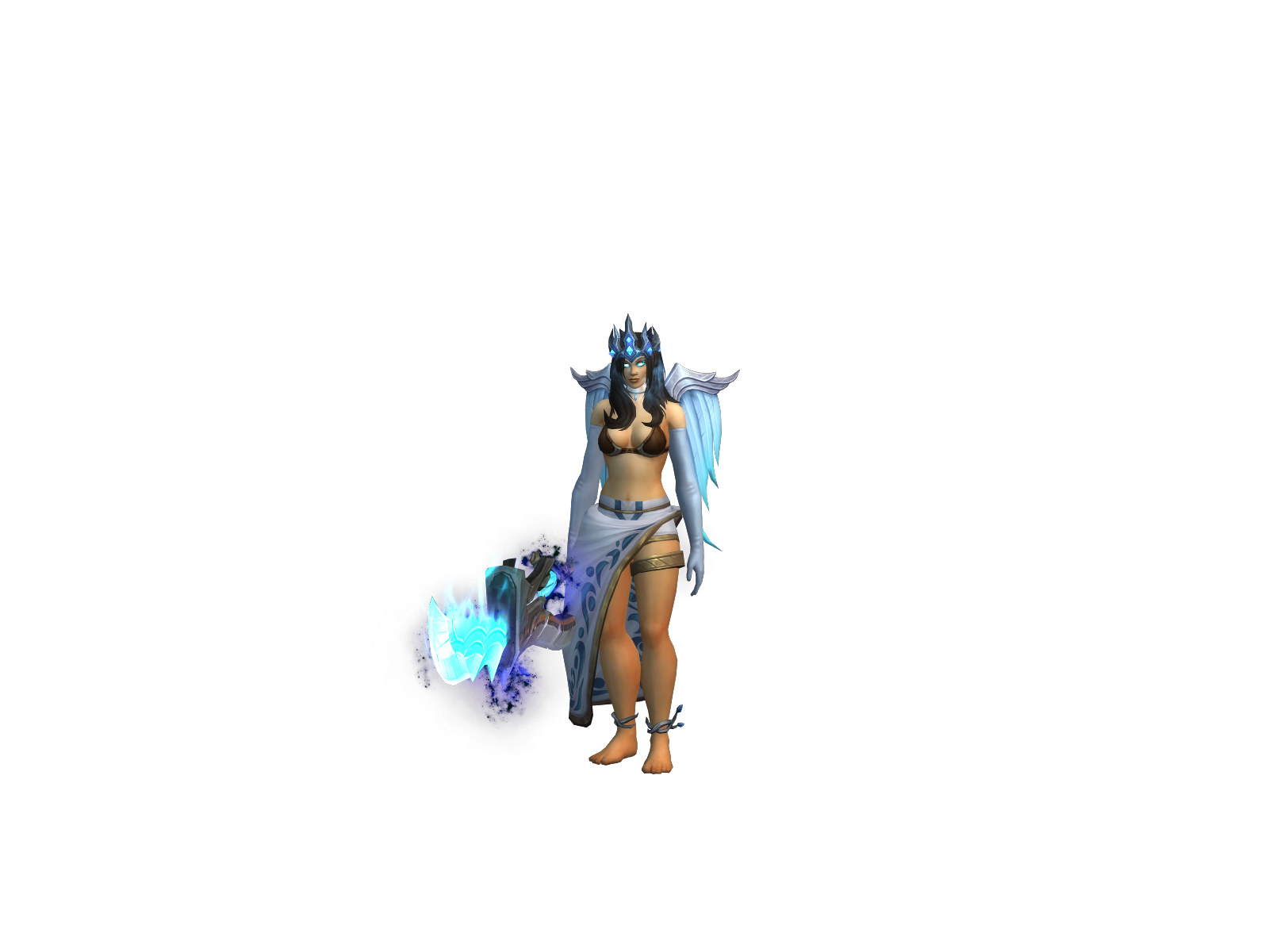 Làdycrøfte 3D character render