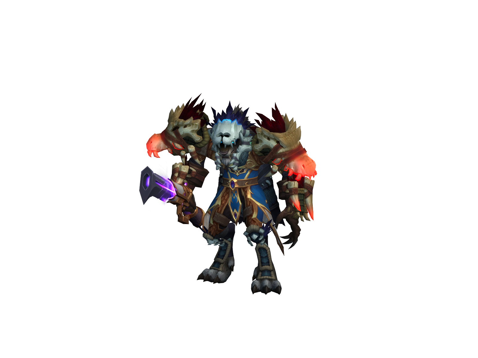 Fauve 3D character render