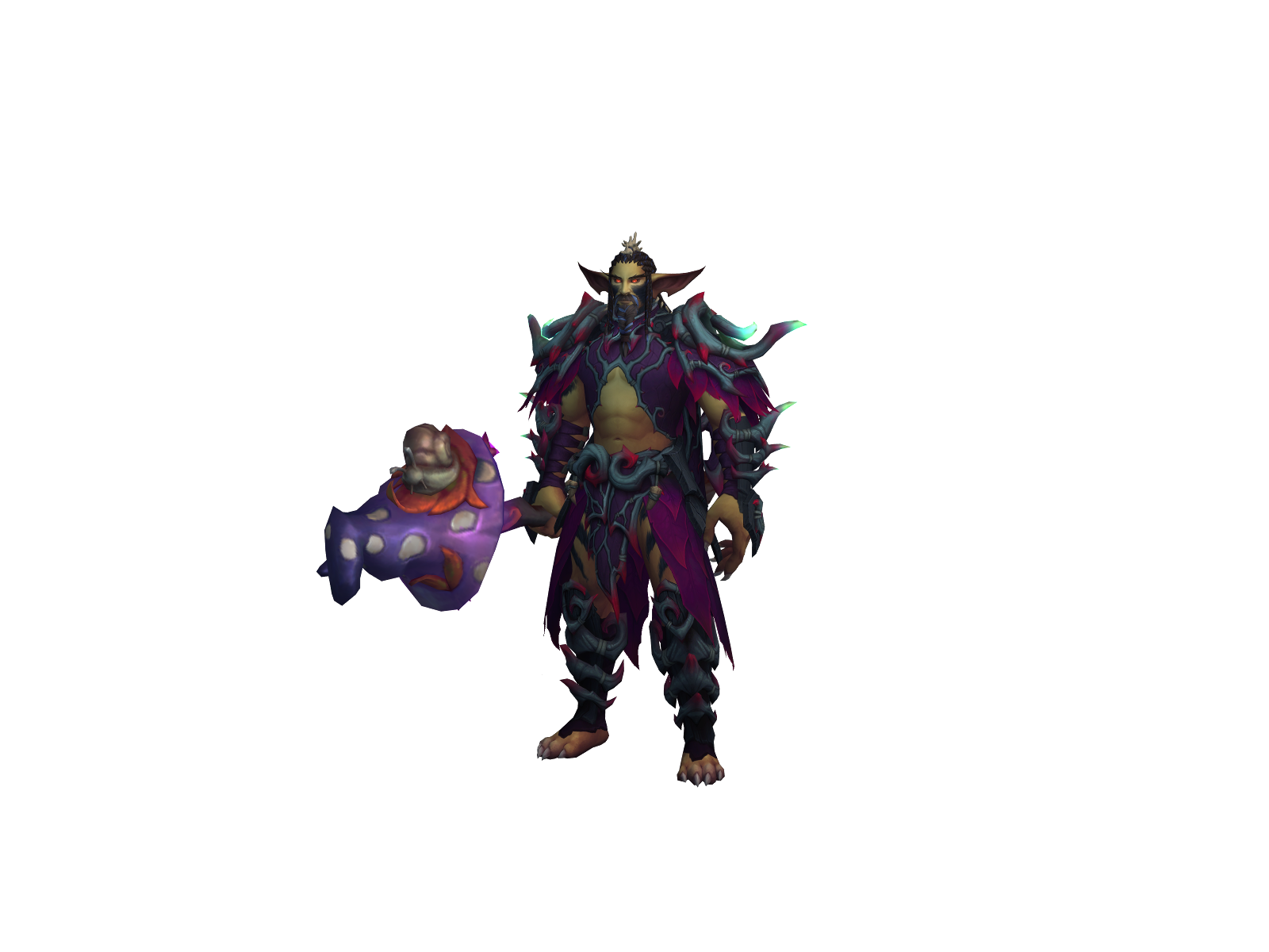 Neonmoon 3D character render