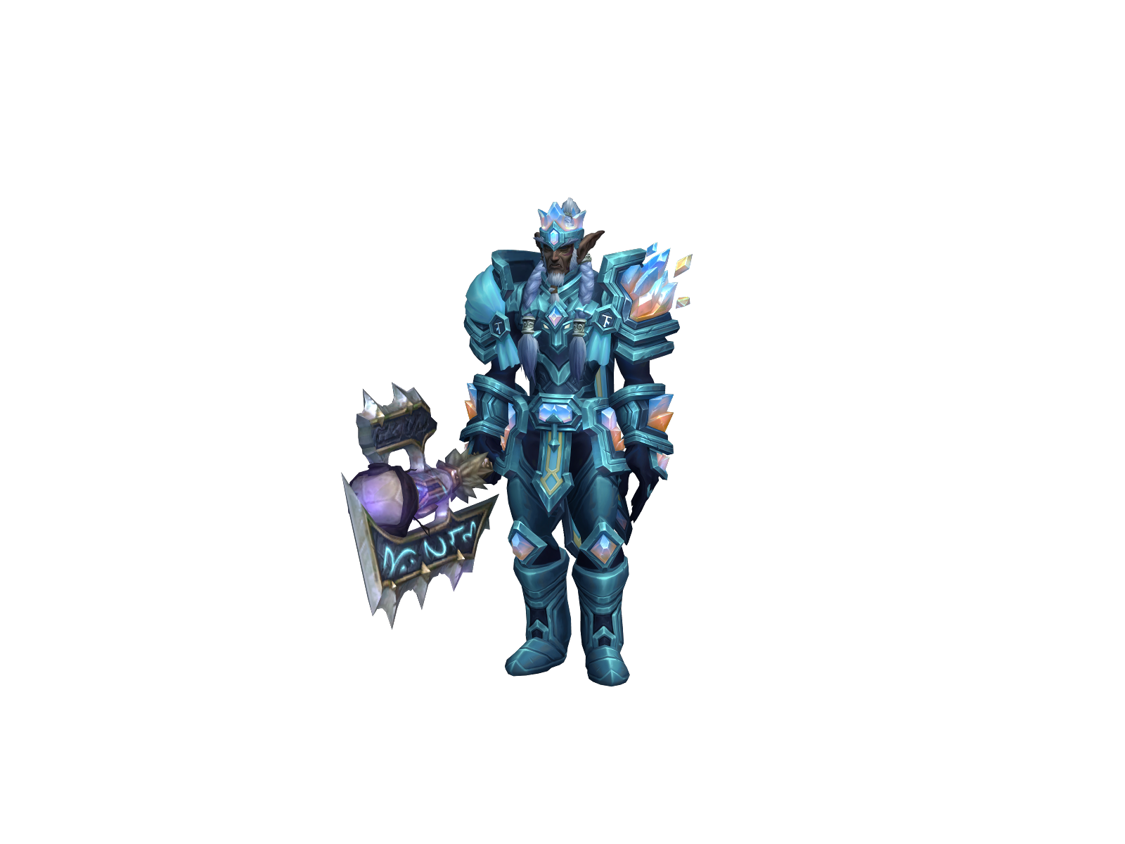 Bittercold 3D character render