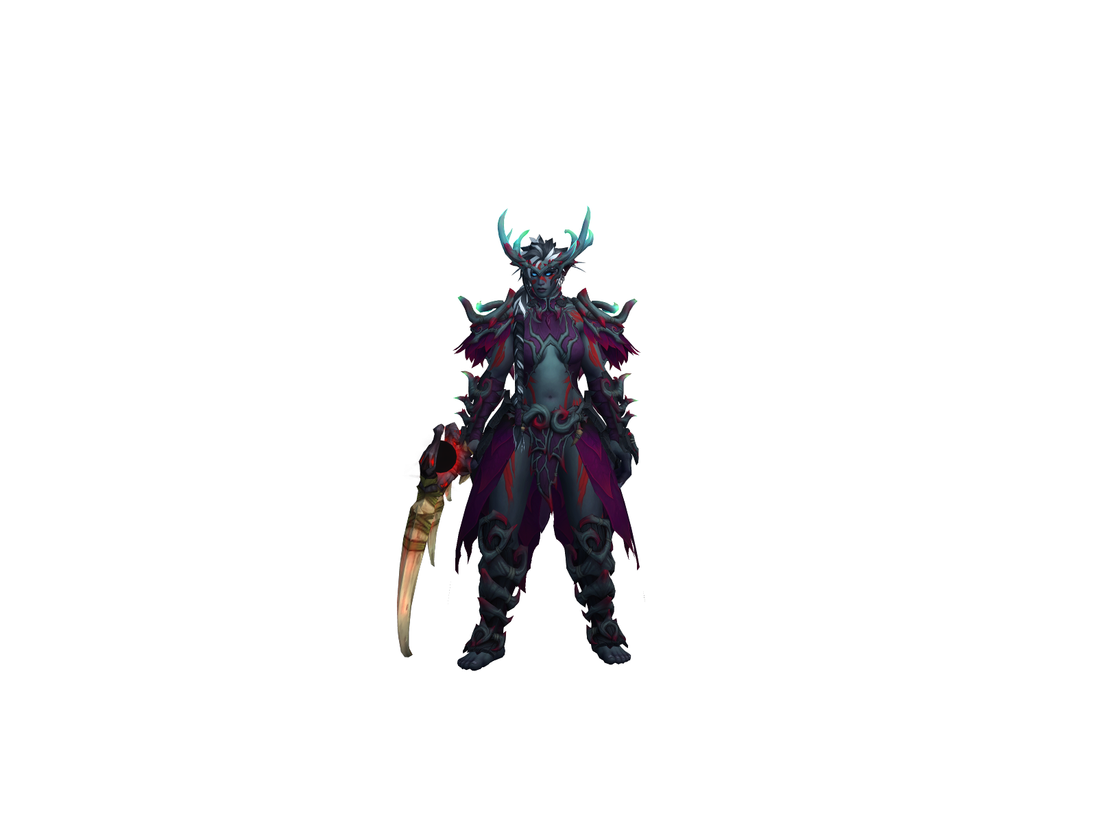 Solarpunk 3D character render
