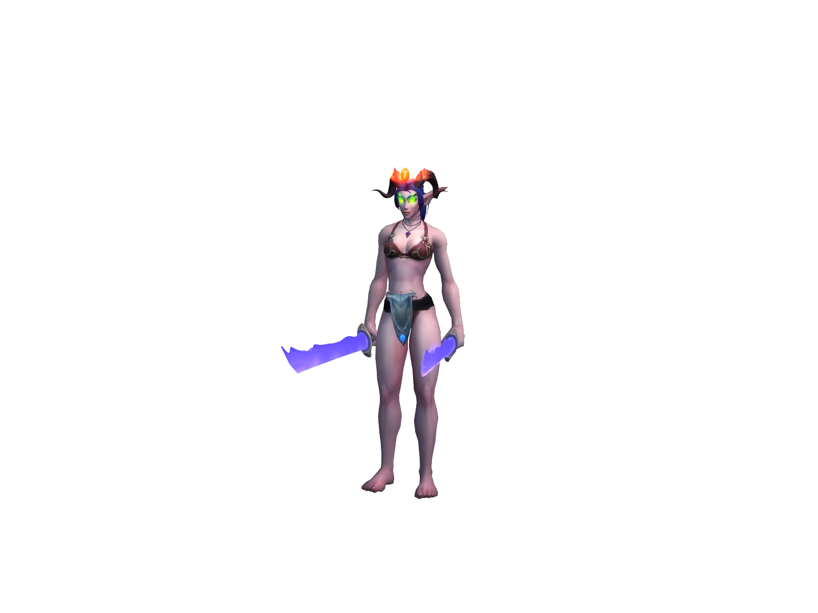 Aimraude 3D character render