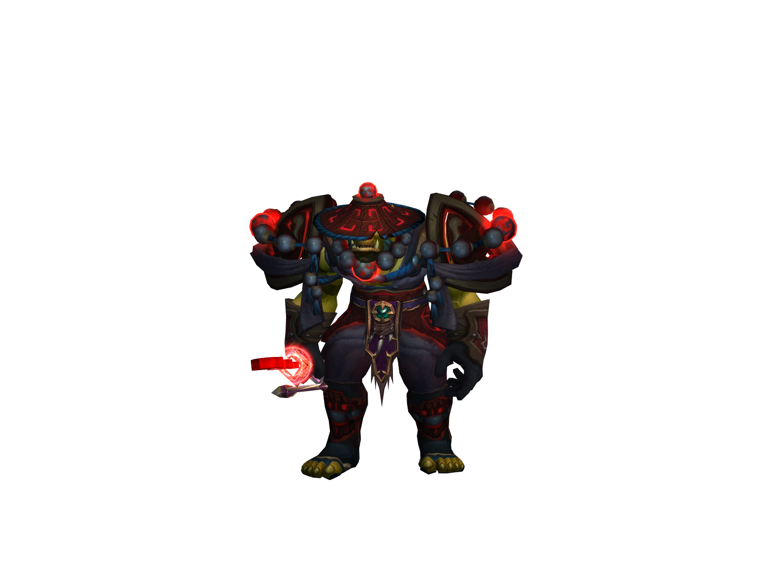 Themonk 3D character render
