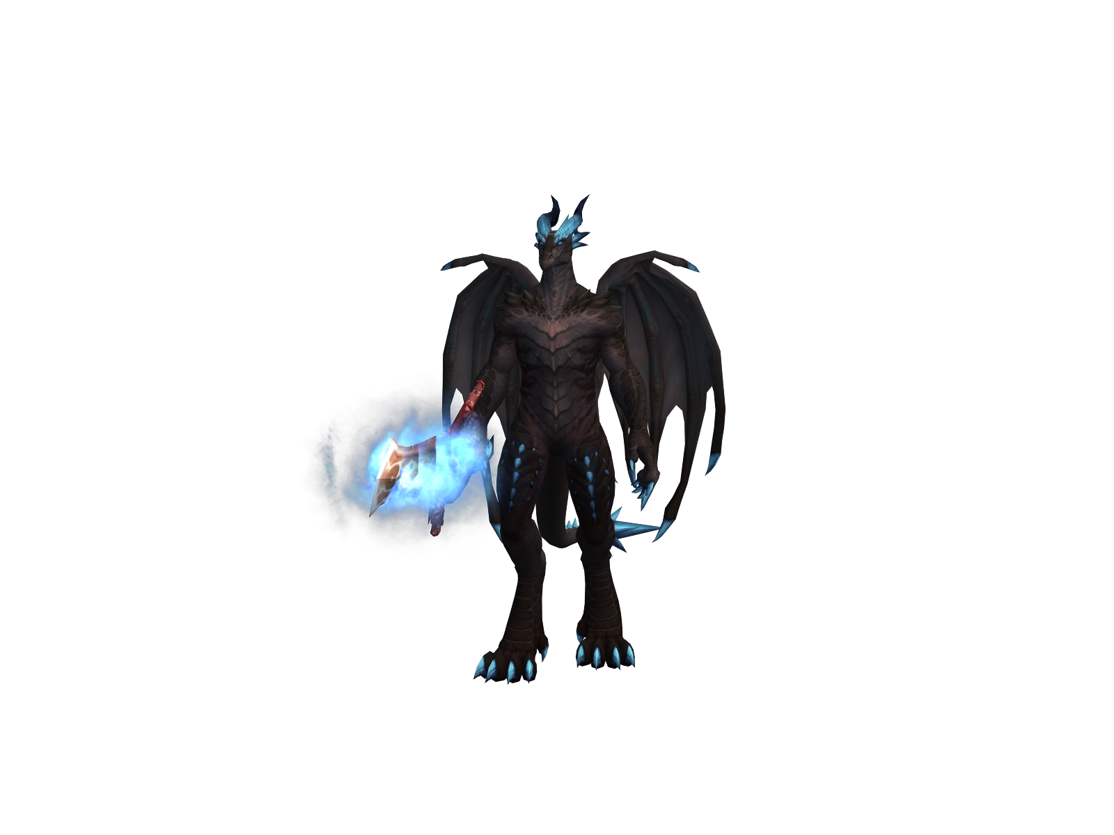 poulet 3D character render
