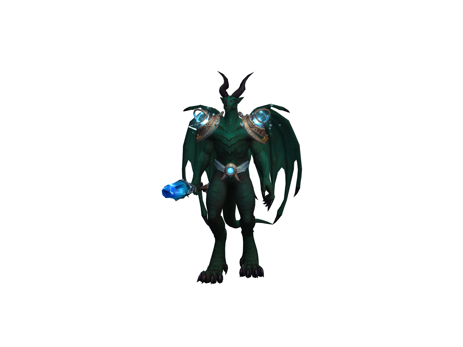 Dracfaz 3D character render