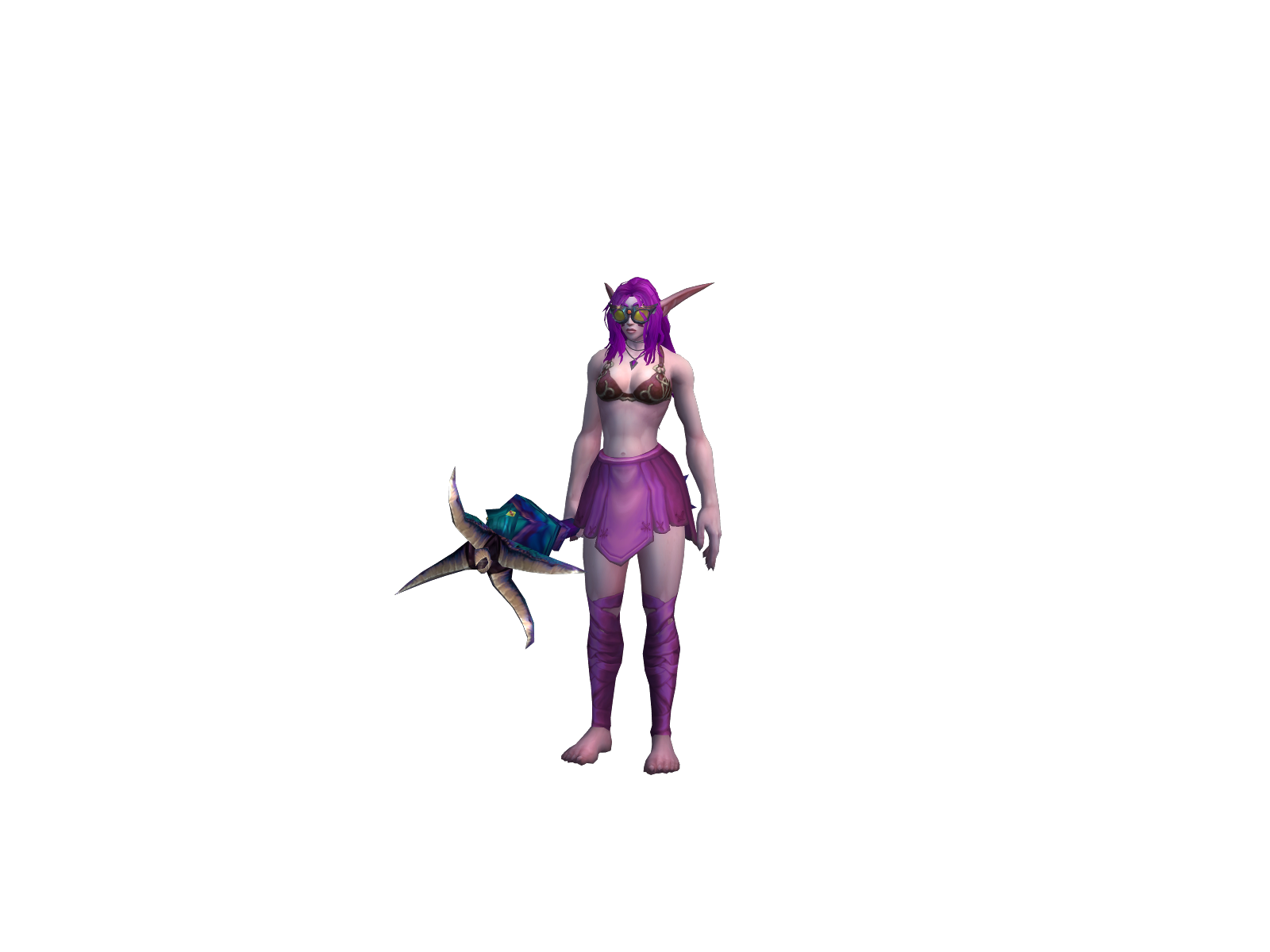 Xufraf 3D character render