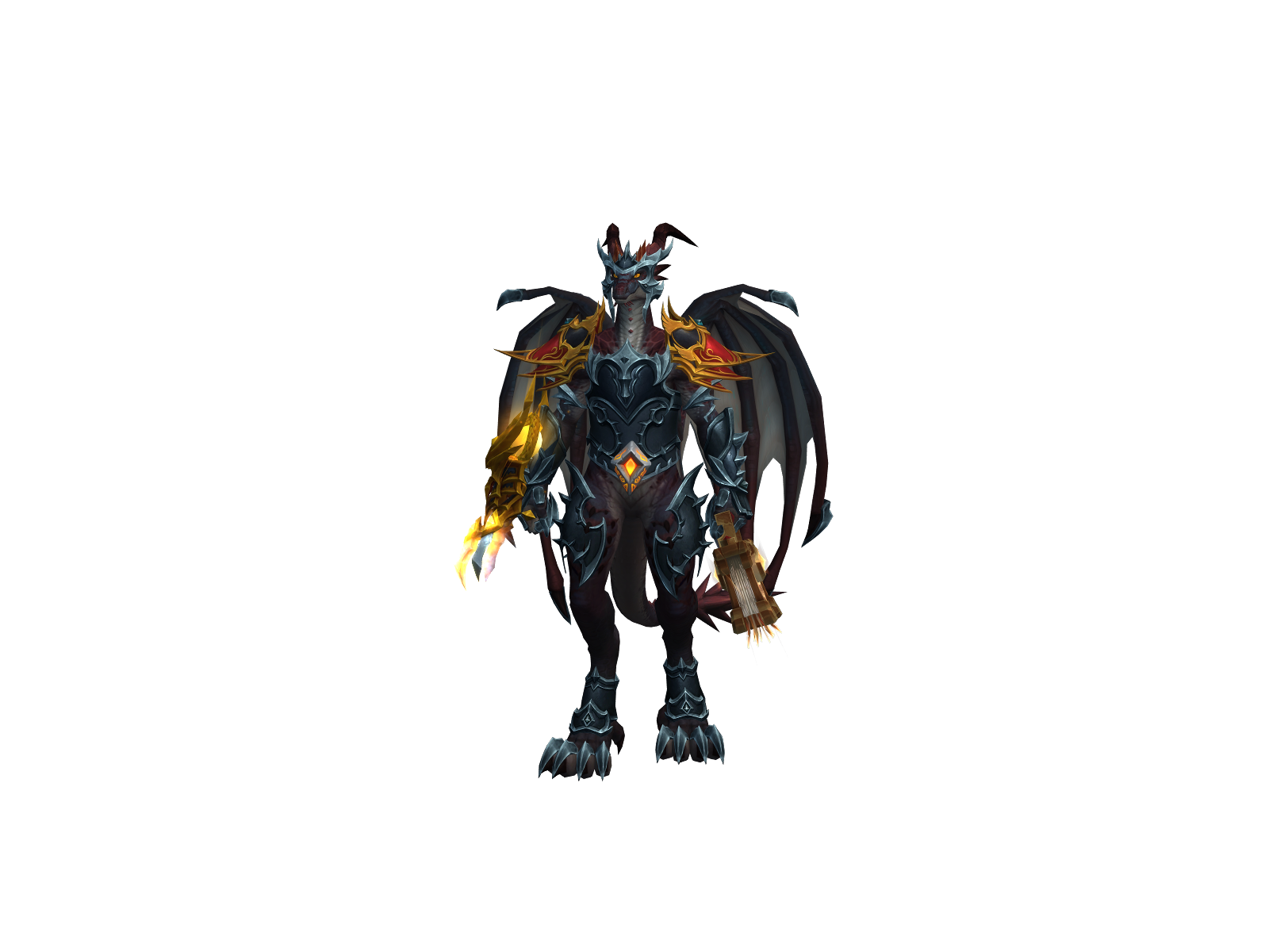 Nastudragnir 3D character render
