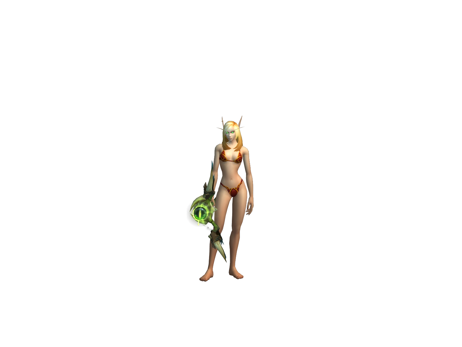 Scárlett 3D character render