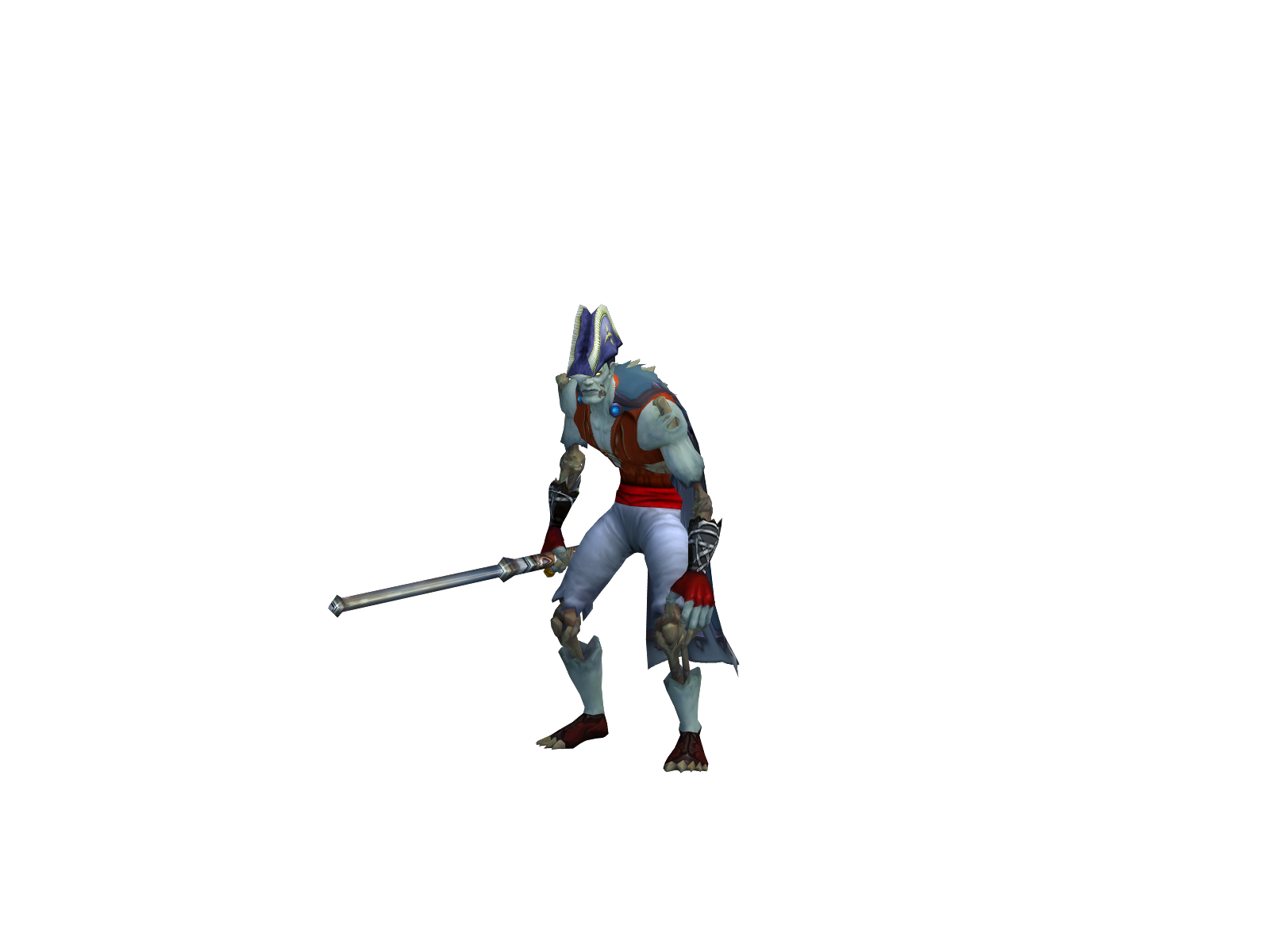 Théhrc 3D character render